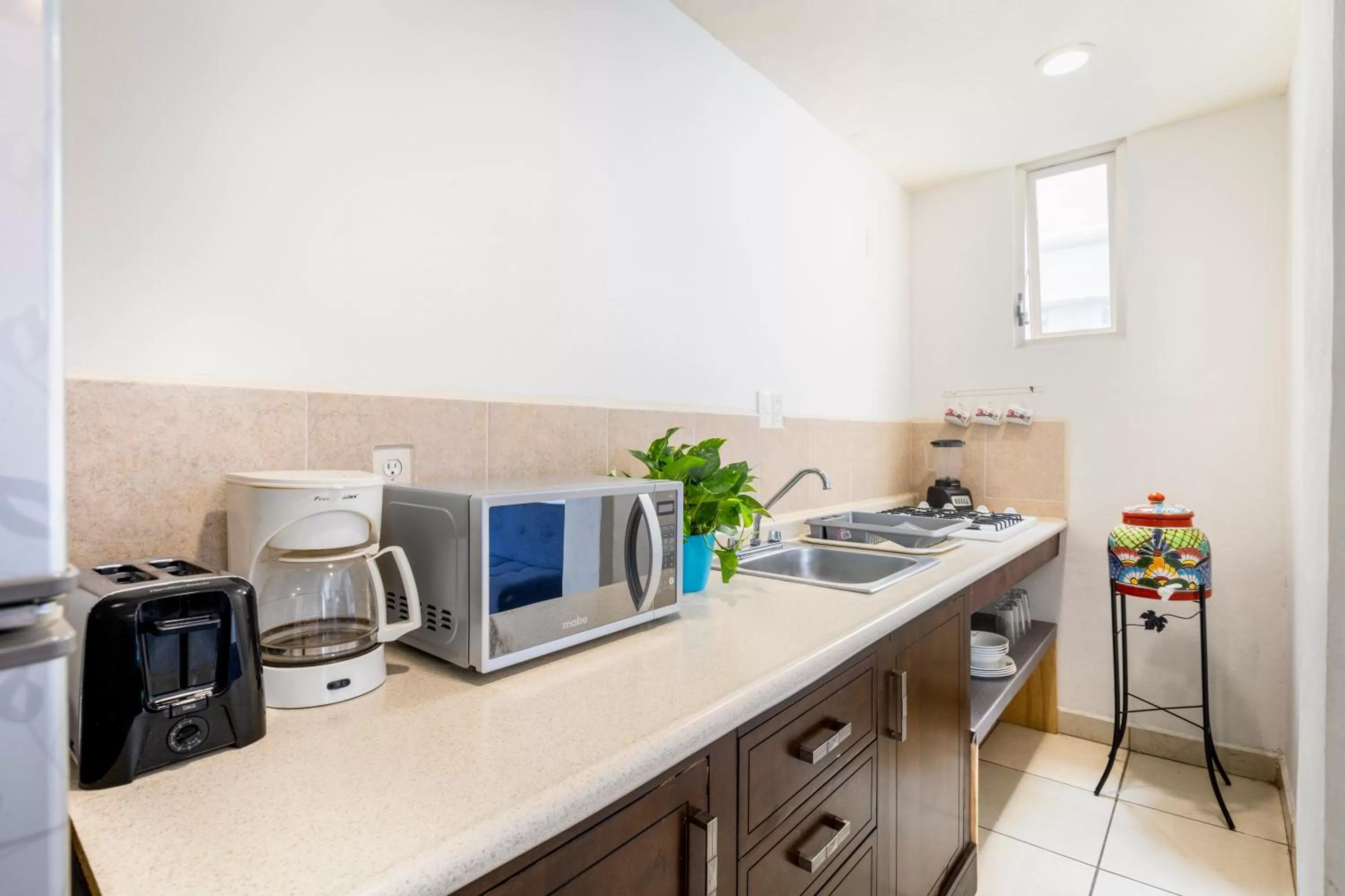 Coffee/tea facilities in Hotel Pueblito Vallarta
