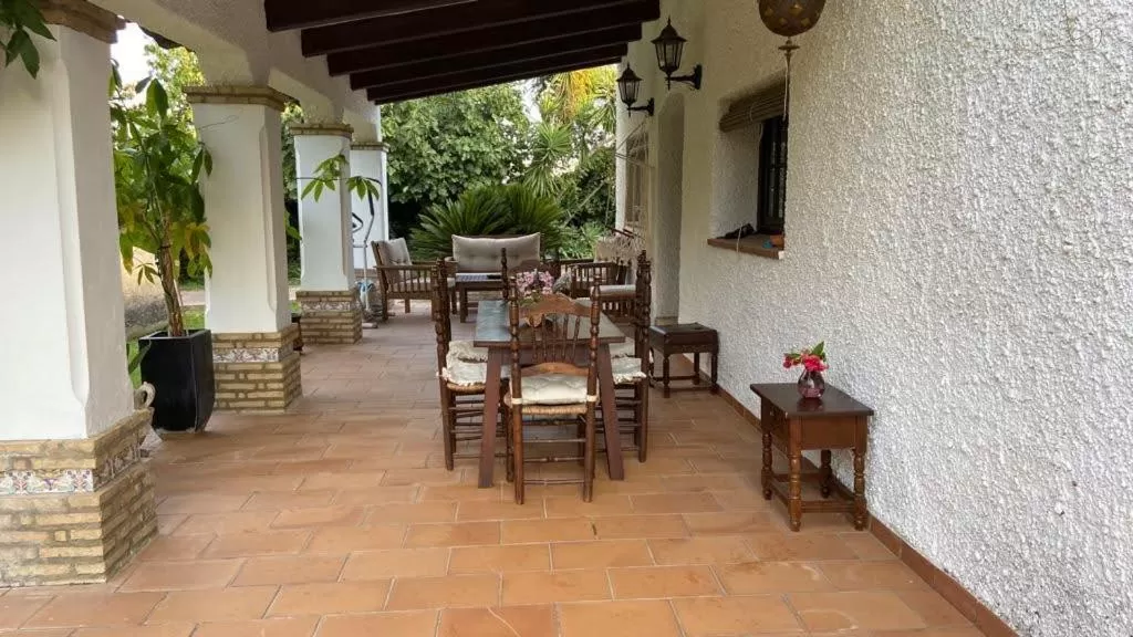 Balcony/Terrace, Restaurant/Places to Eat in La Casa del Torreón