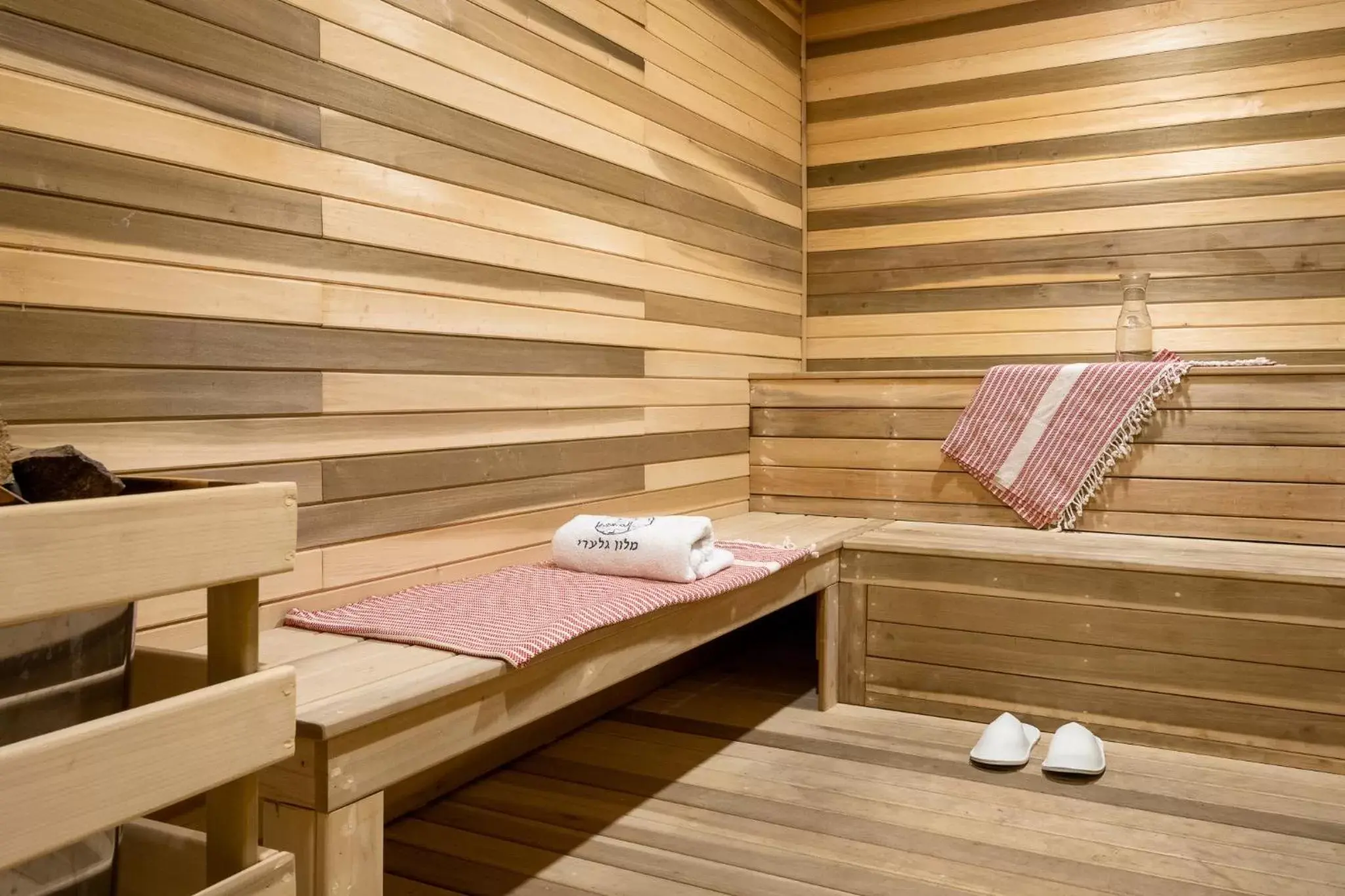 Sauna in Giladi Hotel