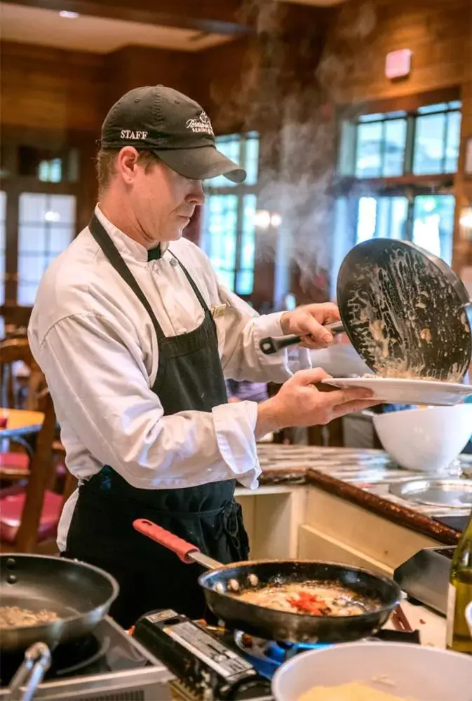 Food close-up, Staff in Brasstown Valley Resort & Spa