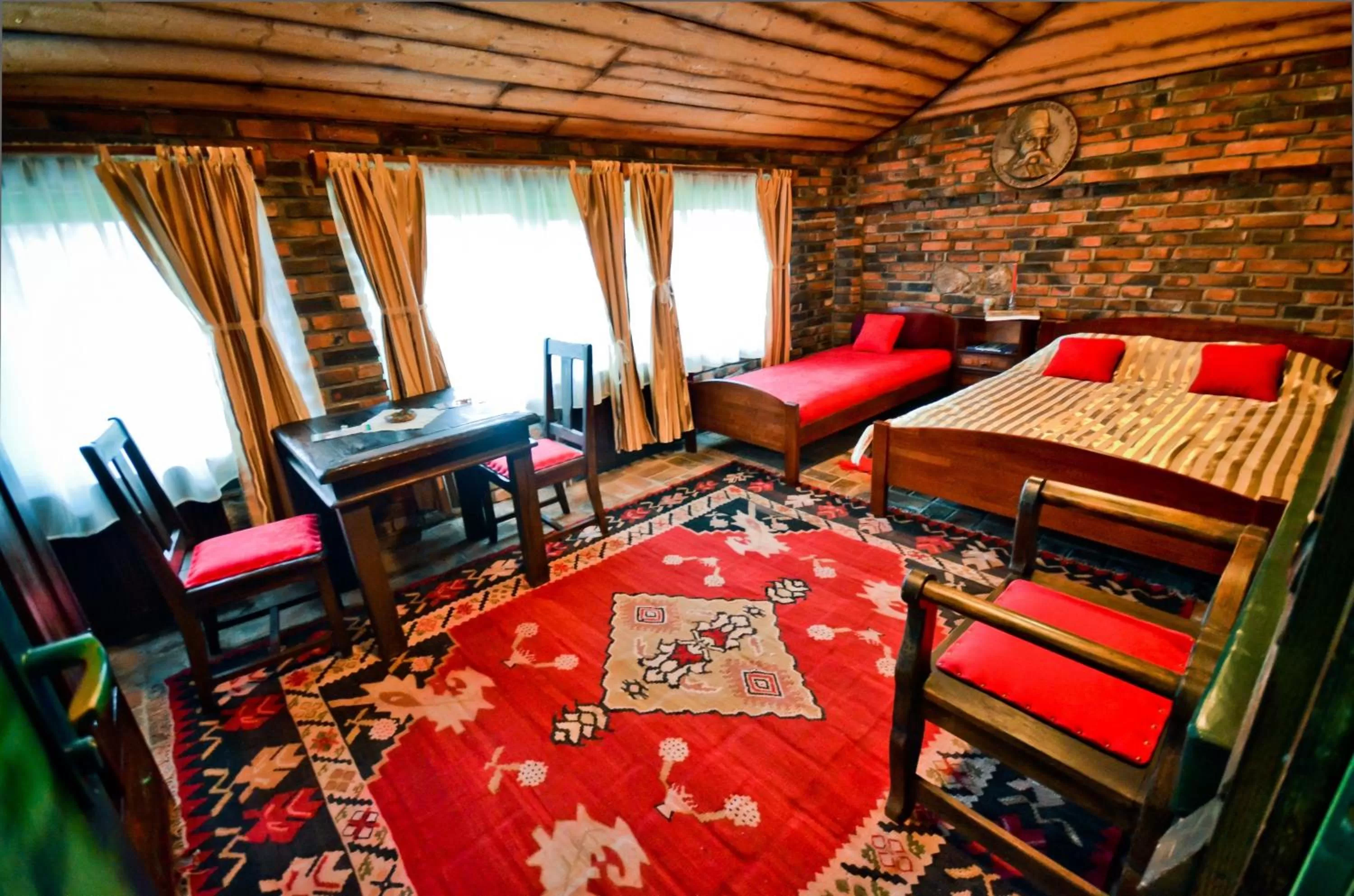 Bed in B&B Etno Village Sunčana Reka