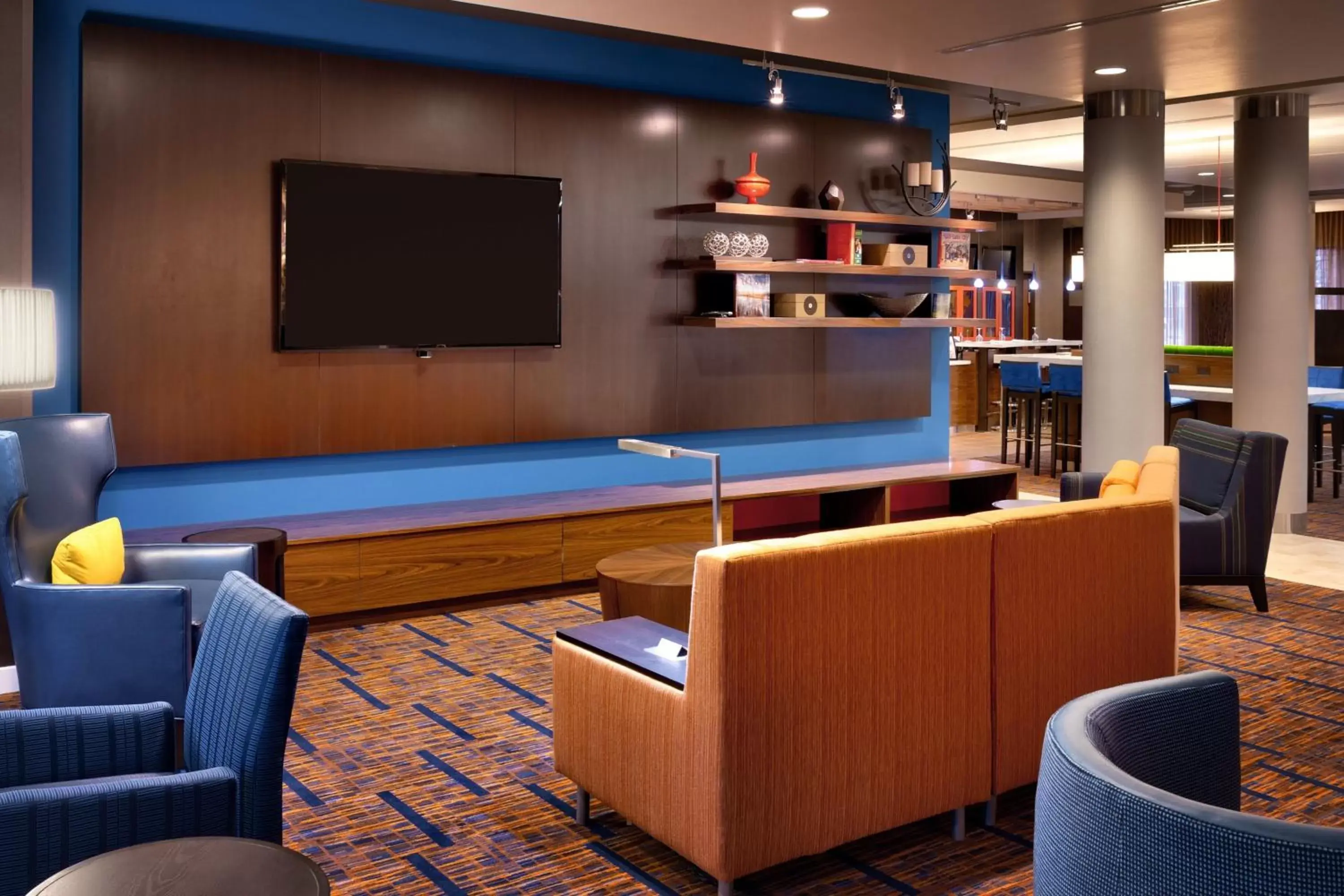 Lobby or reception, Lounge/Bar in Courtyard by Marriott Lehi at Thanksgiving Point