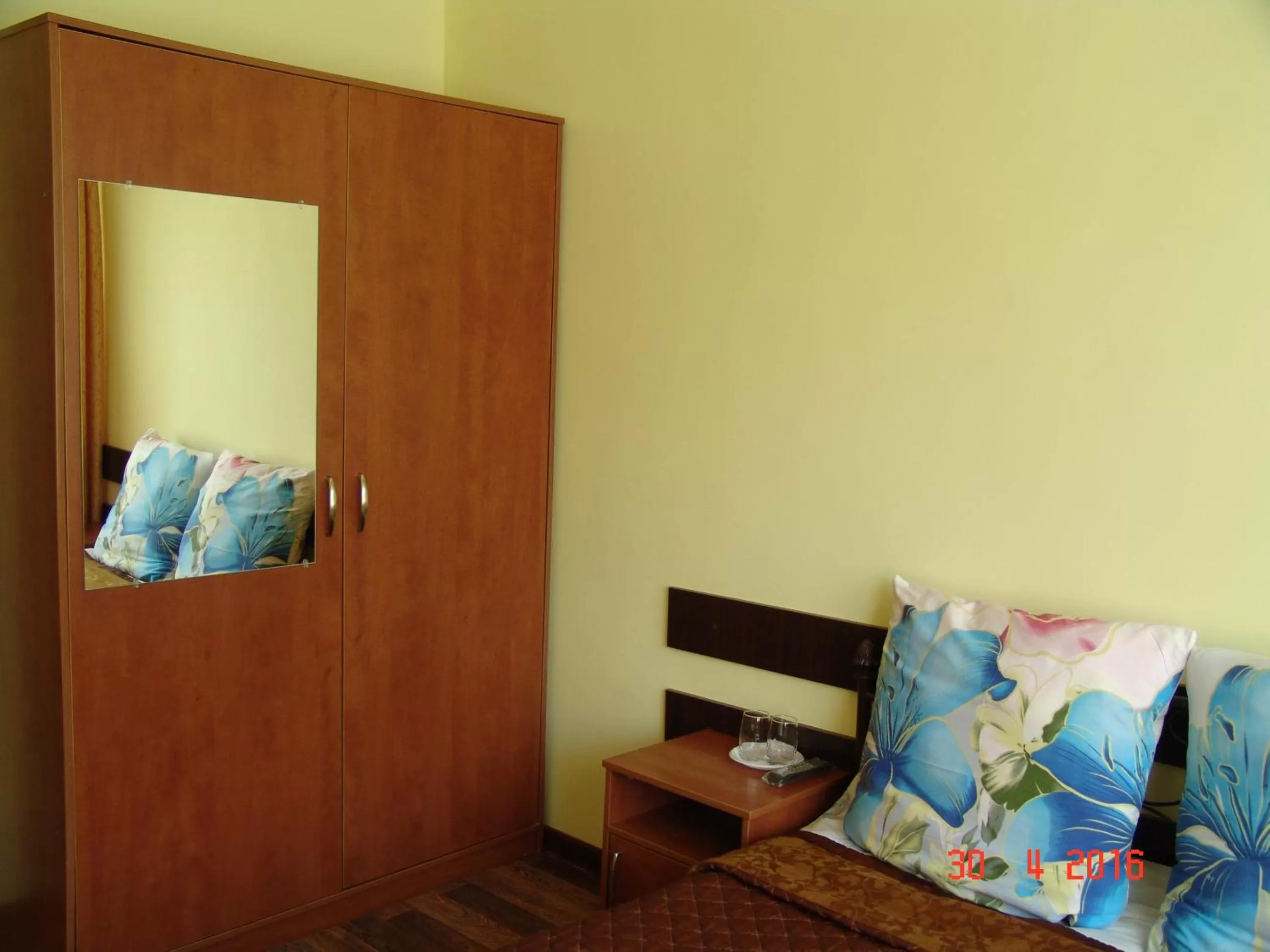 Bed in Zhaylau Hotel