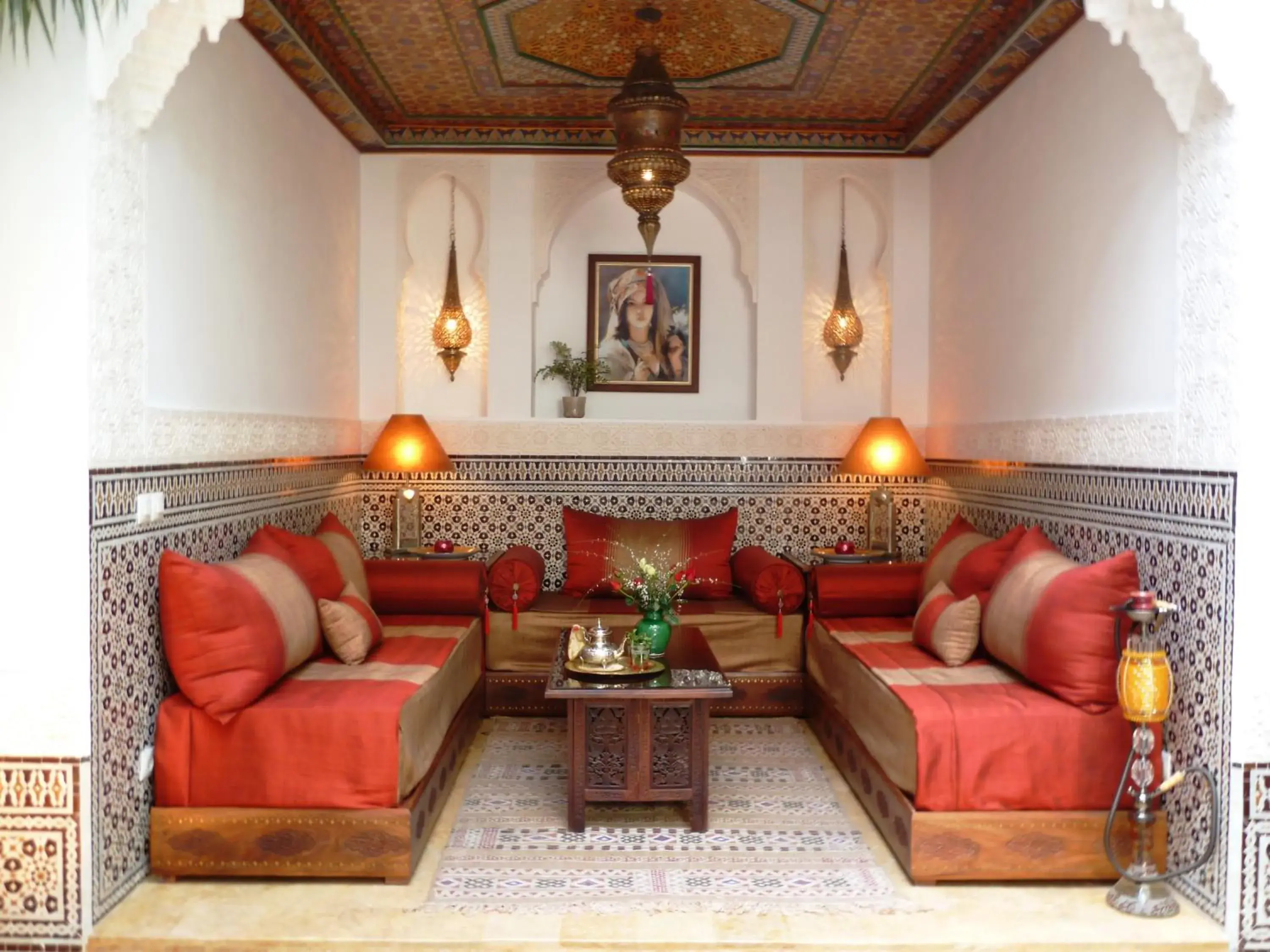 Banquet/Function facilities, Seating Area in Riad Viva