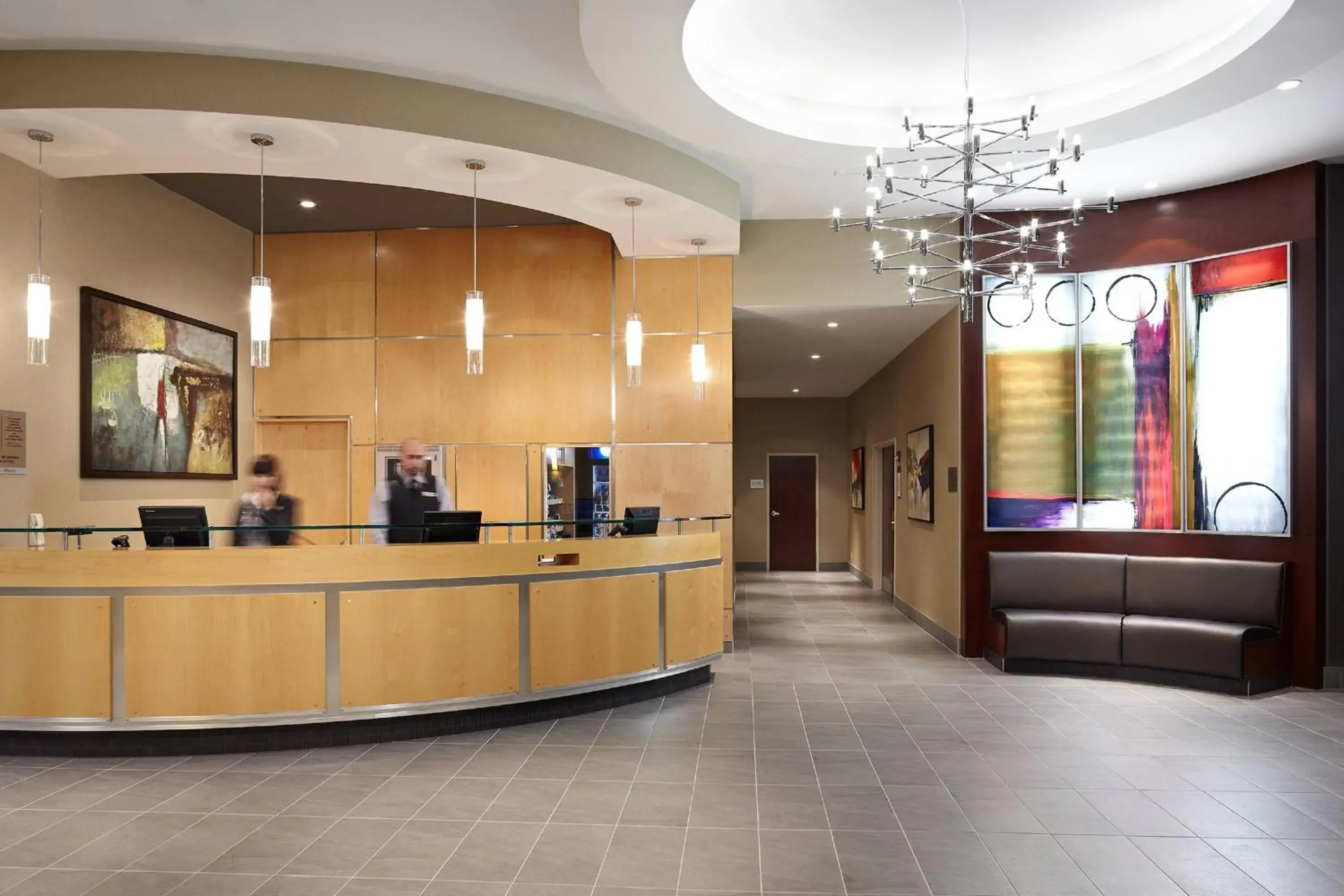 Lobby or reception, Lobby/Reception in Courtyard by Marriott Montreal Airport