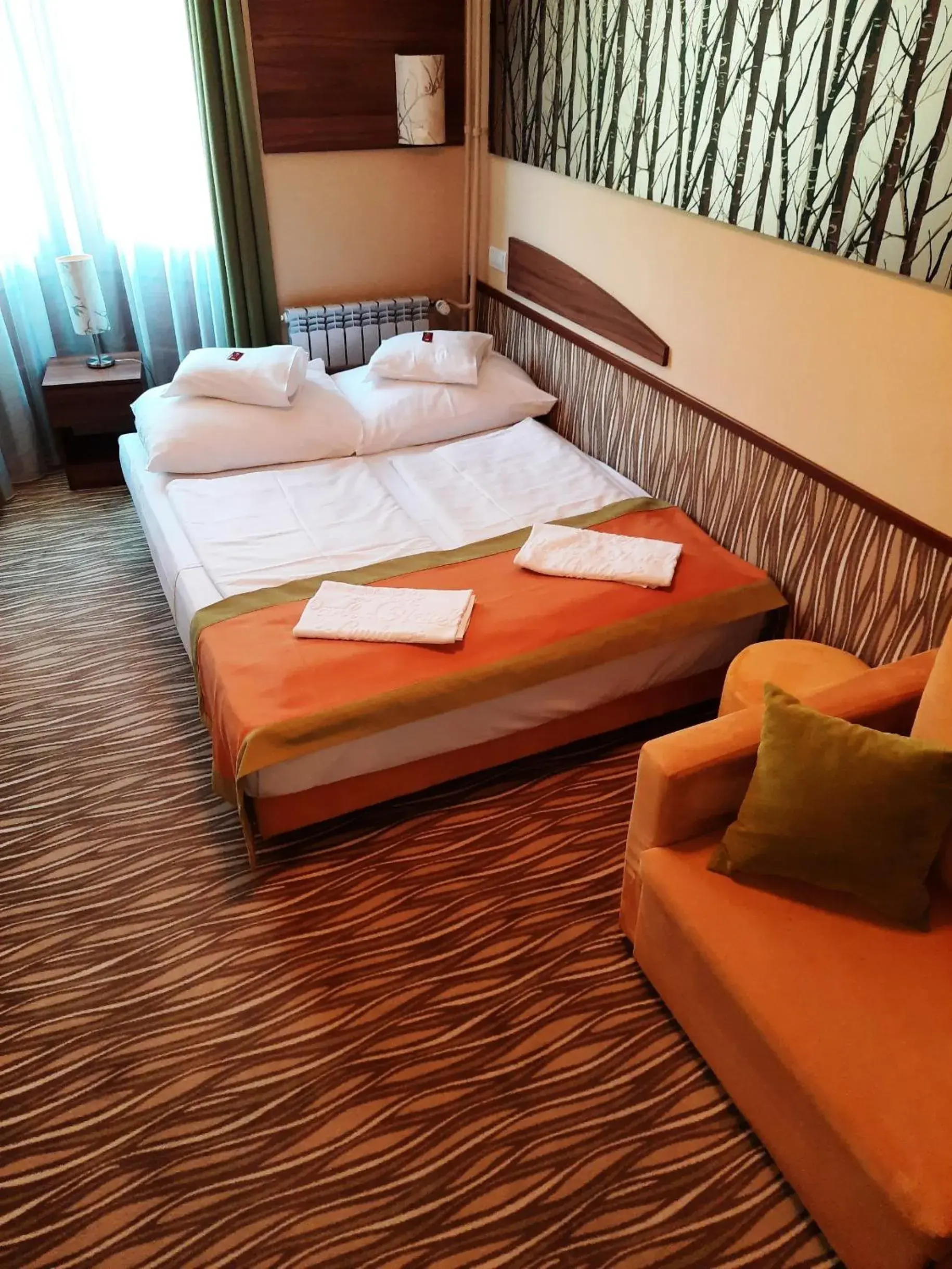 Bedroom, Bed in Park Hotel Gyula