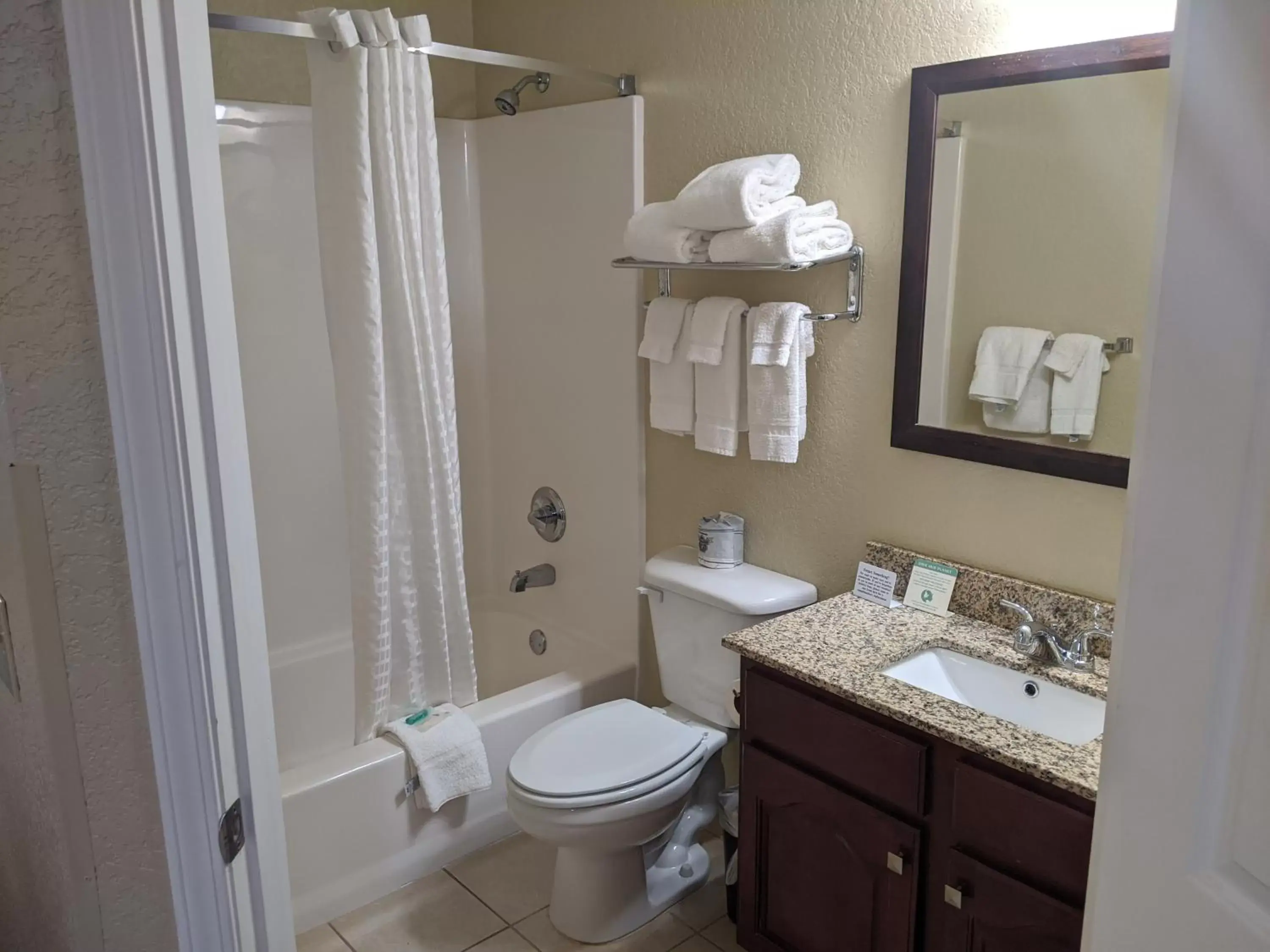 Bathroom in MainStay Suites Coralville - Iowa City