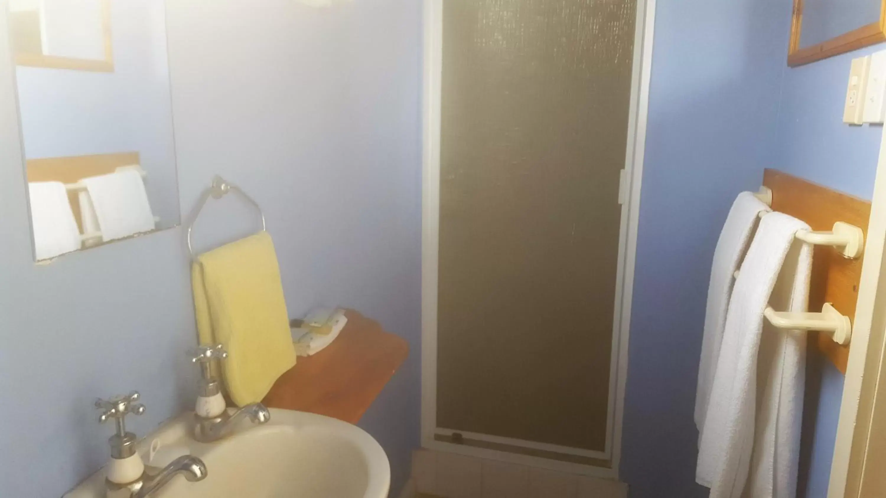 Shower, Bathroom in Clunes Motel