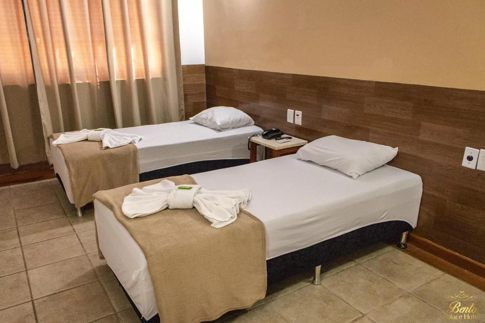 Bed in Bento palace hotel