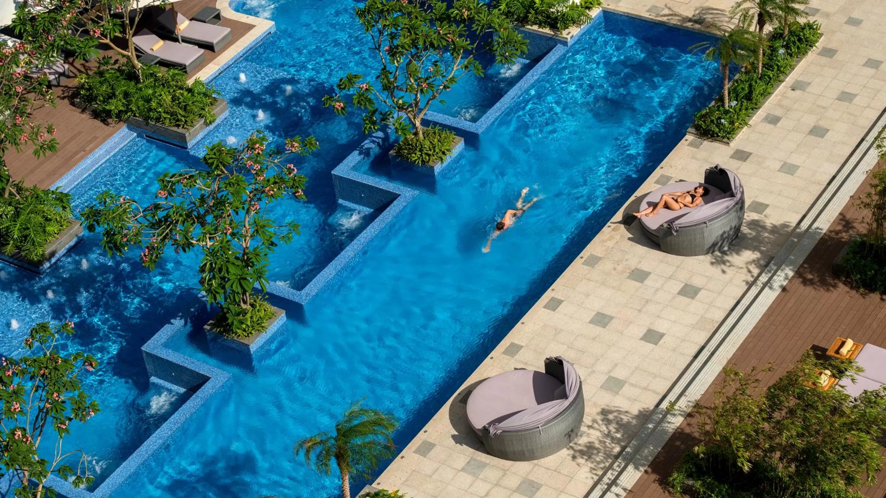 Swimming pool in InterContinental Nha Trang by IHG