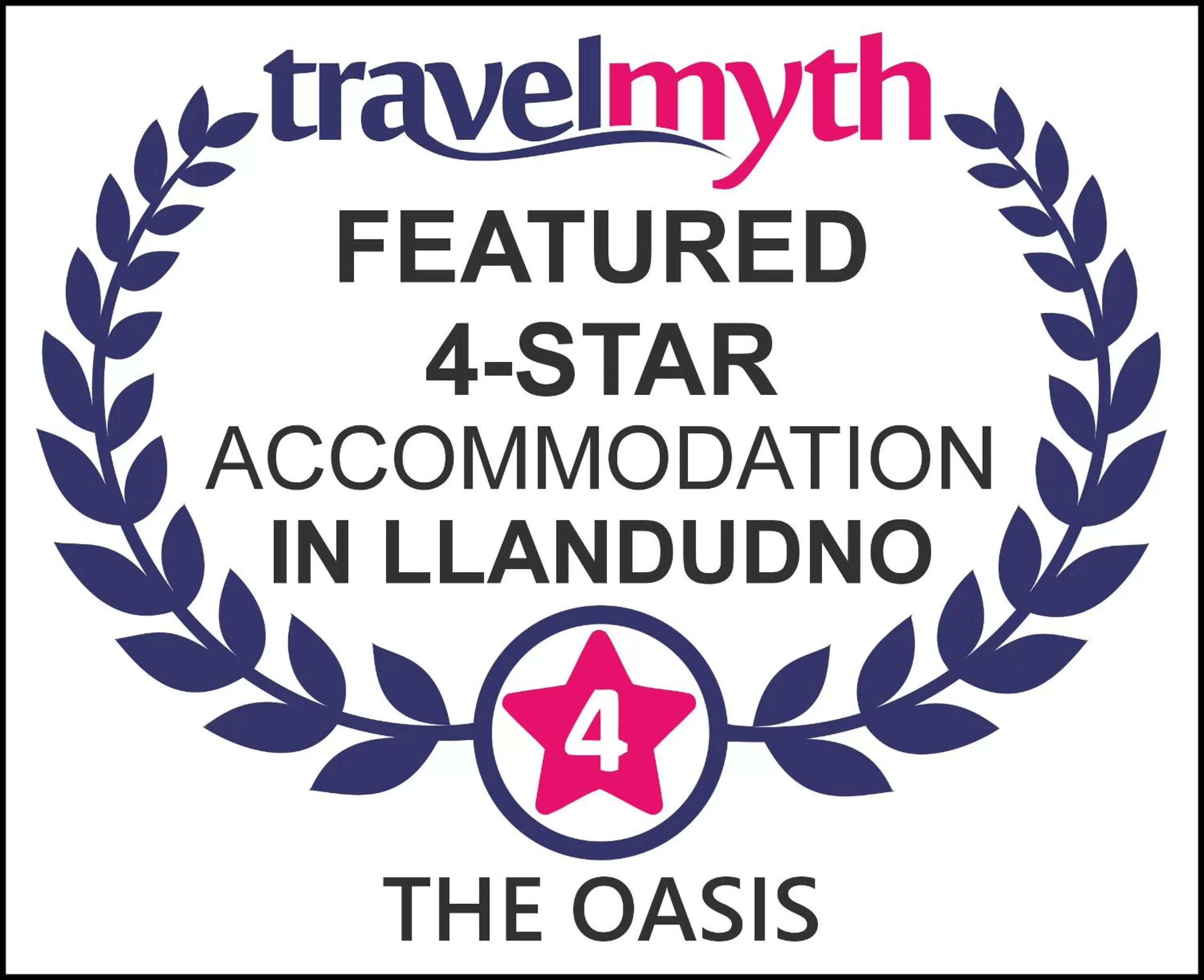 Certificate/Award in The Oasis Hotel