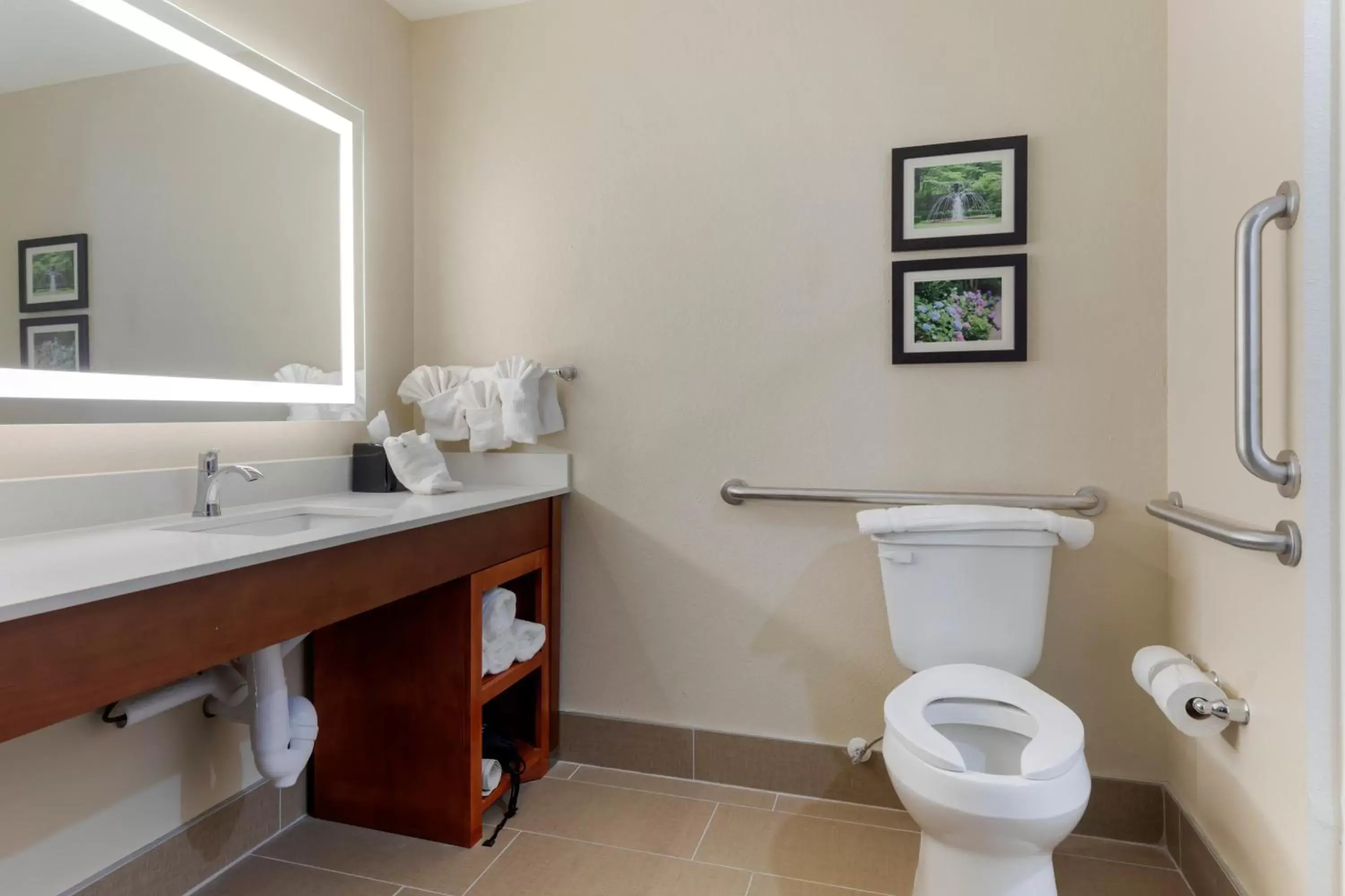 Toilet, Bathroom in Comfort Suites West Monroe near Ike Hamilton Expo Center