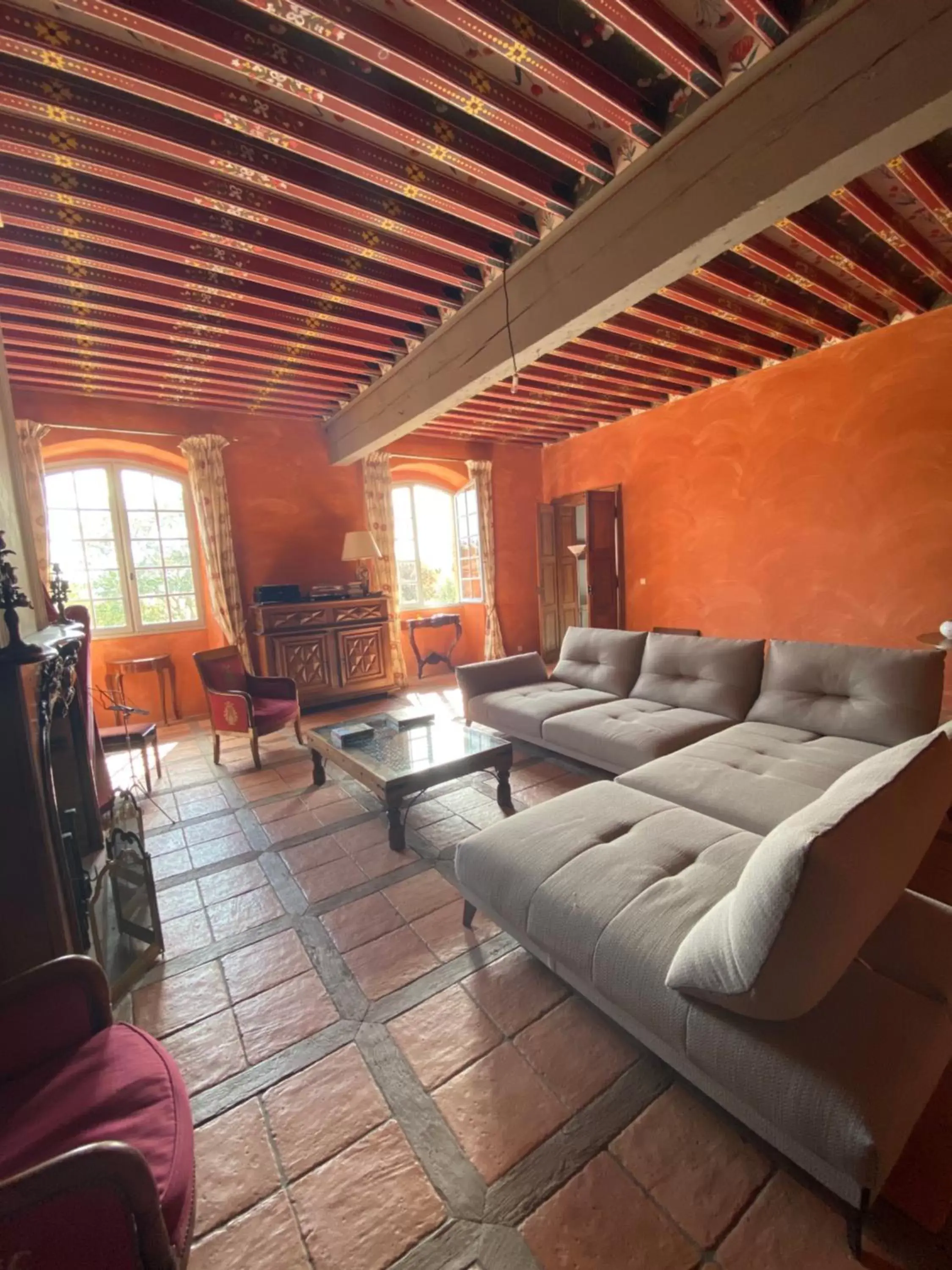 Living room, Seating Area in Manoir du Bouyssou