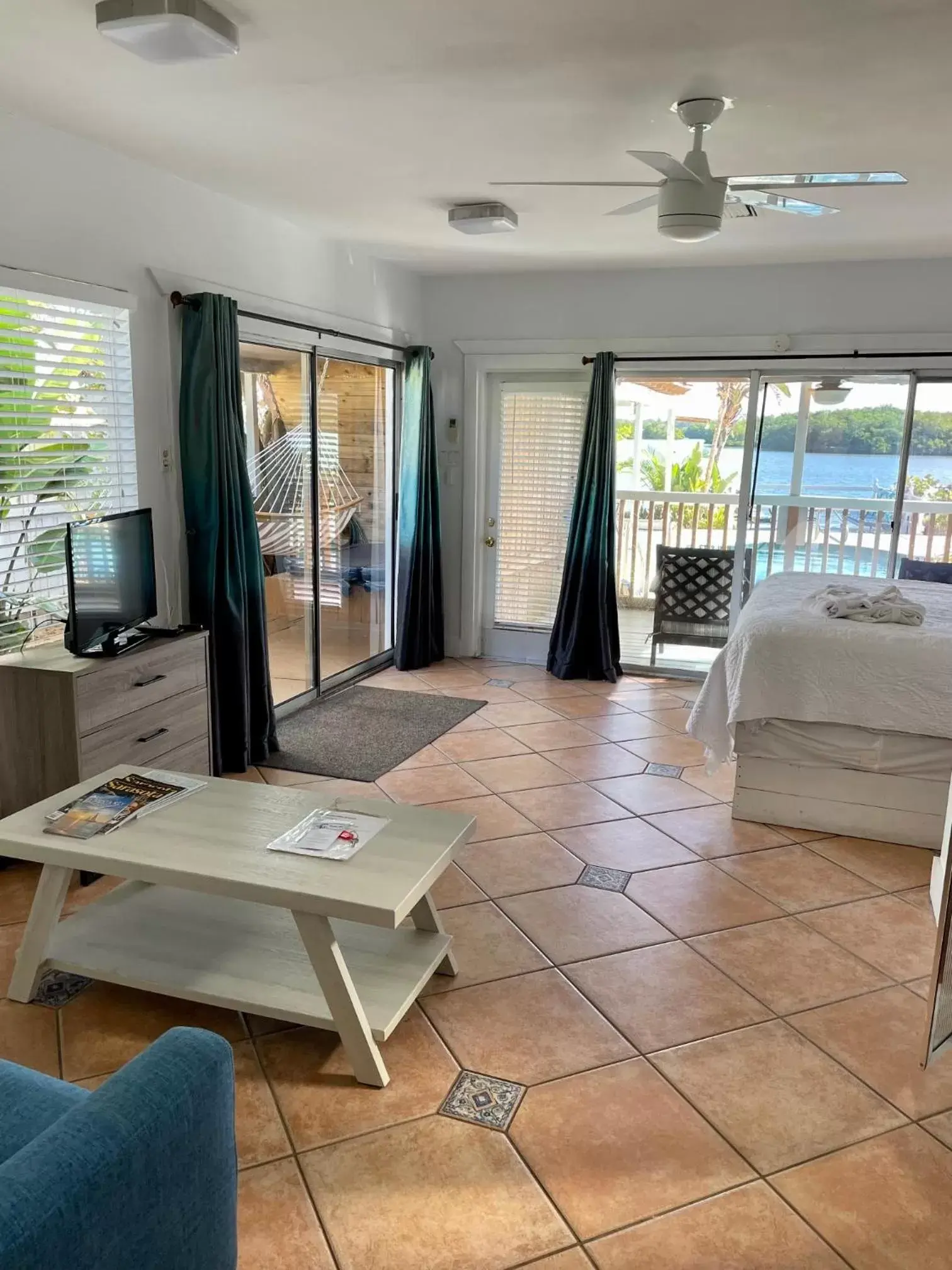 Living room in Turtle Beach Resort