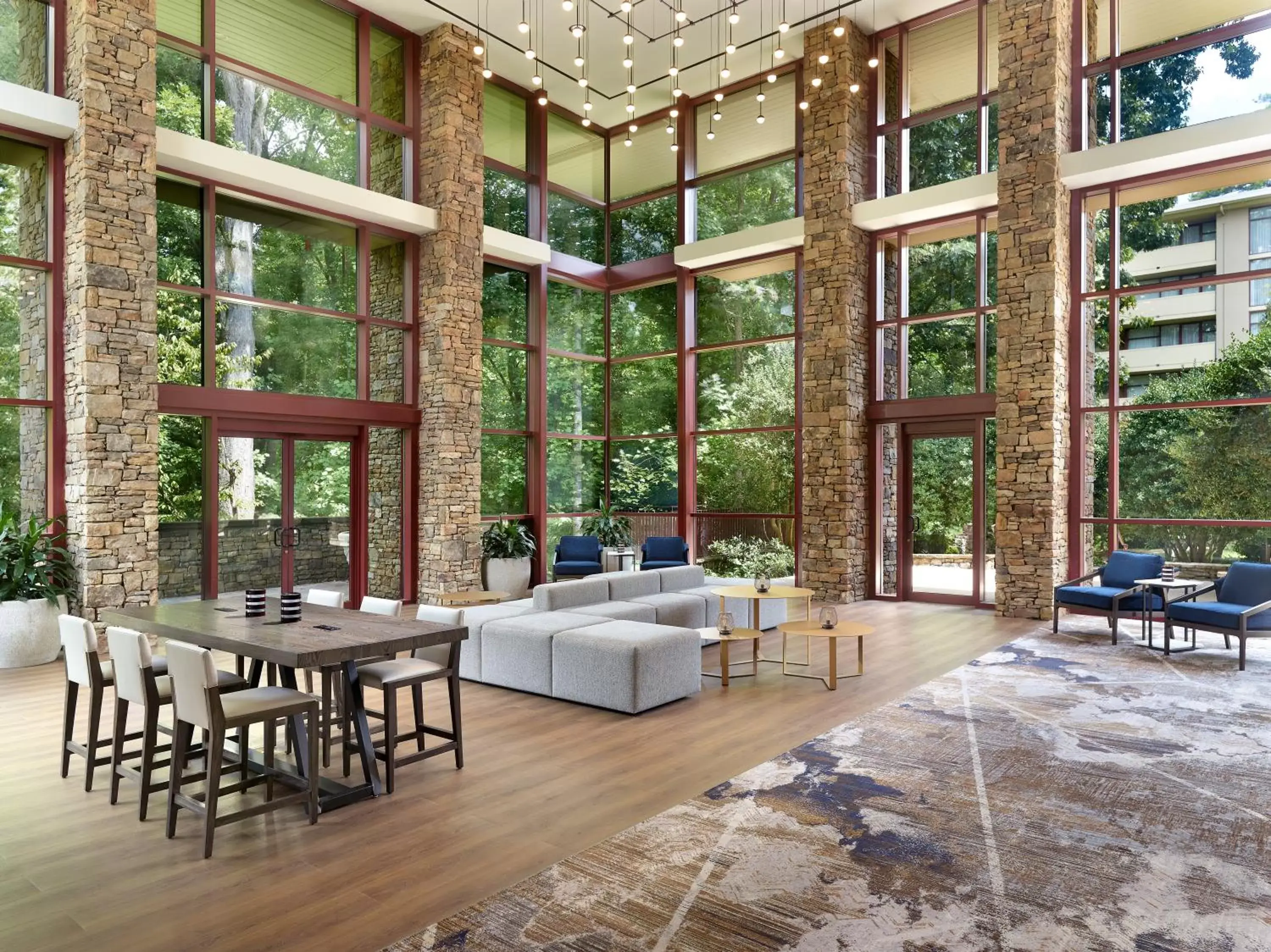 Seating area in Emory Conference Center Hotel