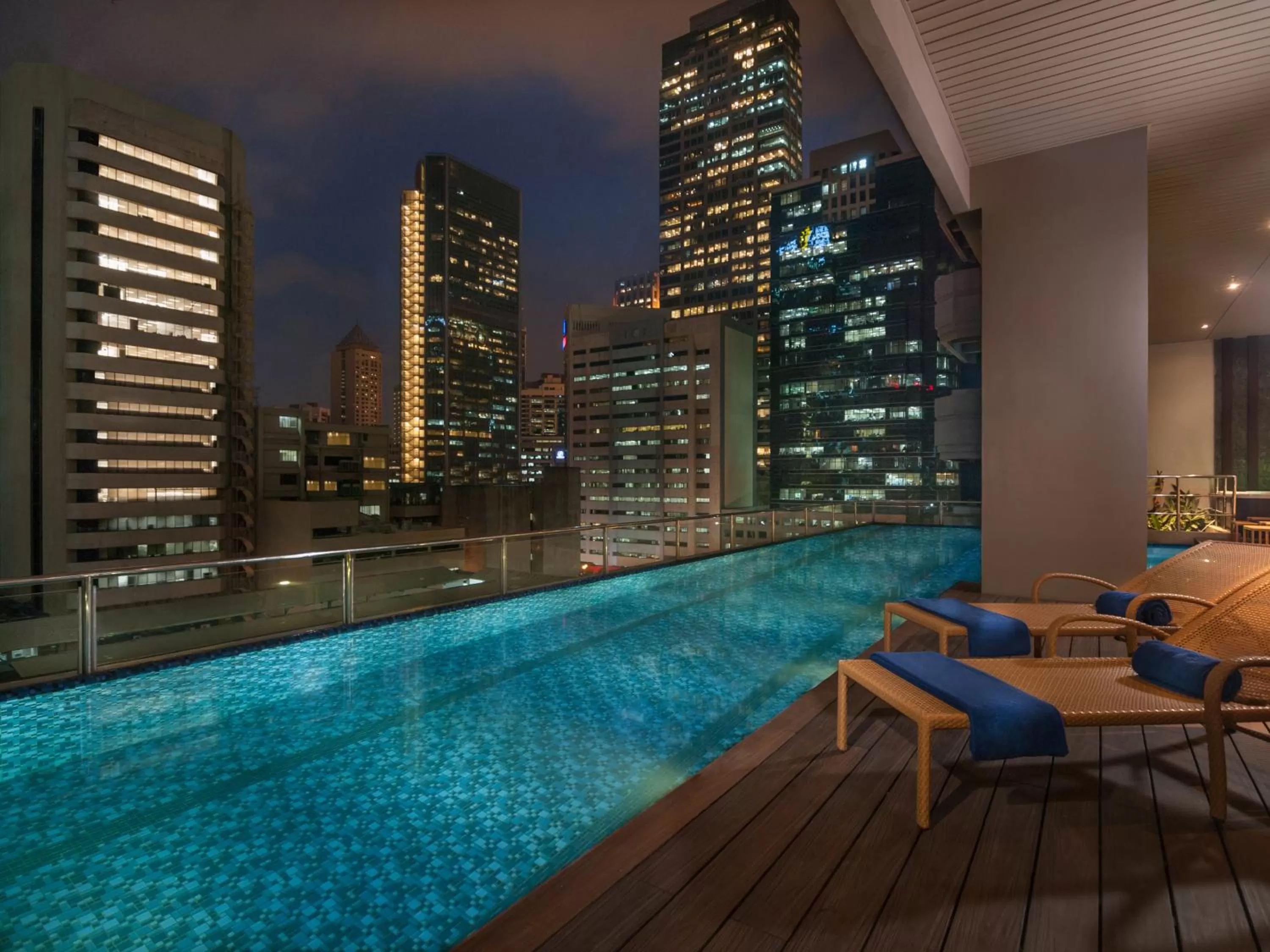 Swimming pool in Citadines Salcedo Makati