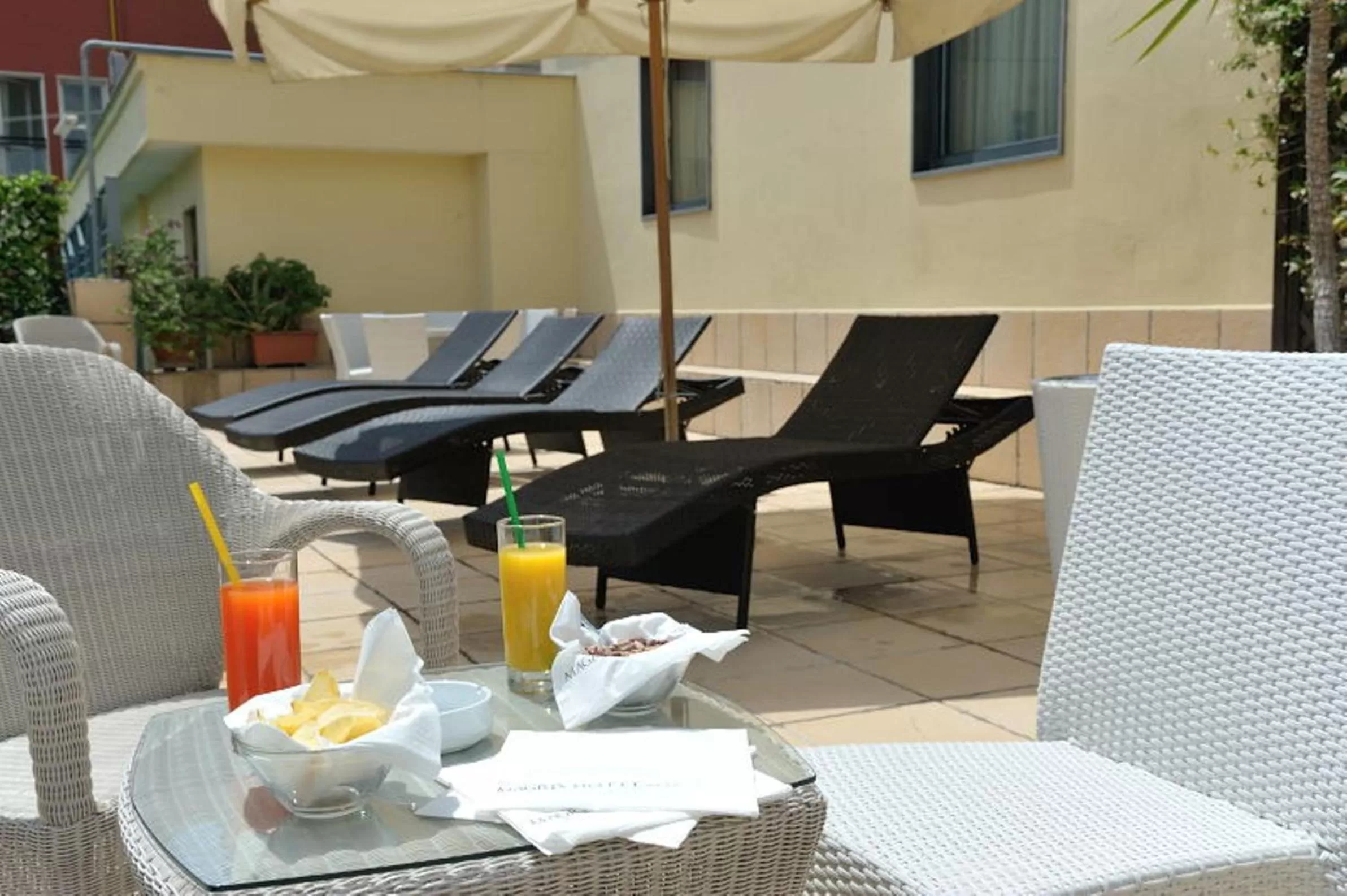 Garden in Magri's Hotel