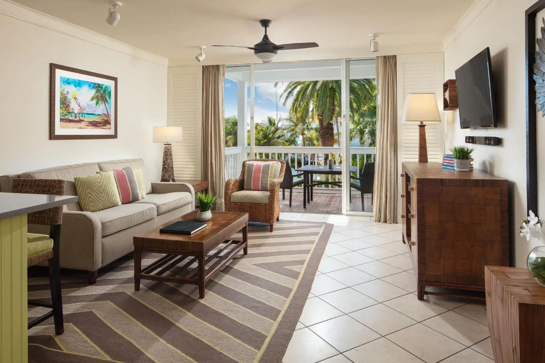 Living room, Seating Area in Hyatt Residence Club Key West, Sunset Harbor