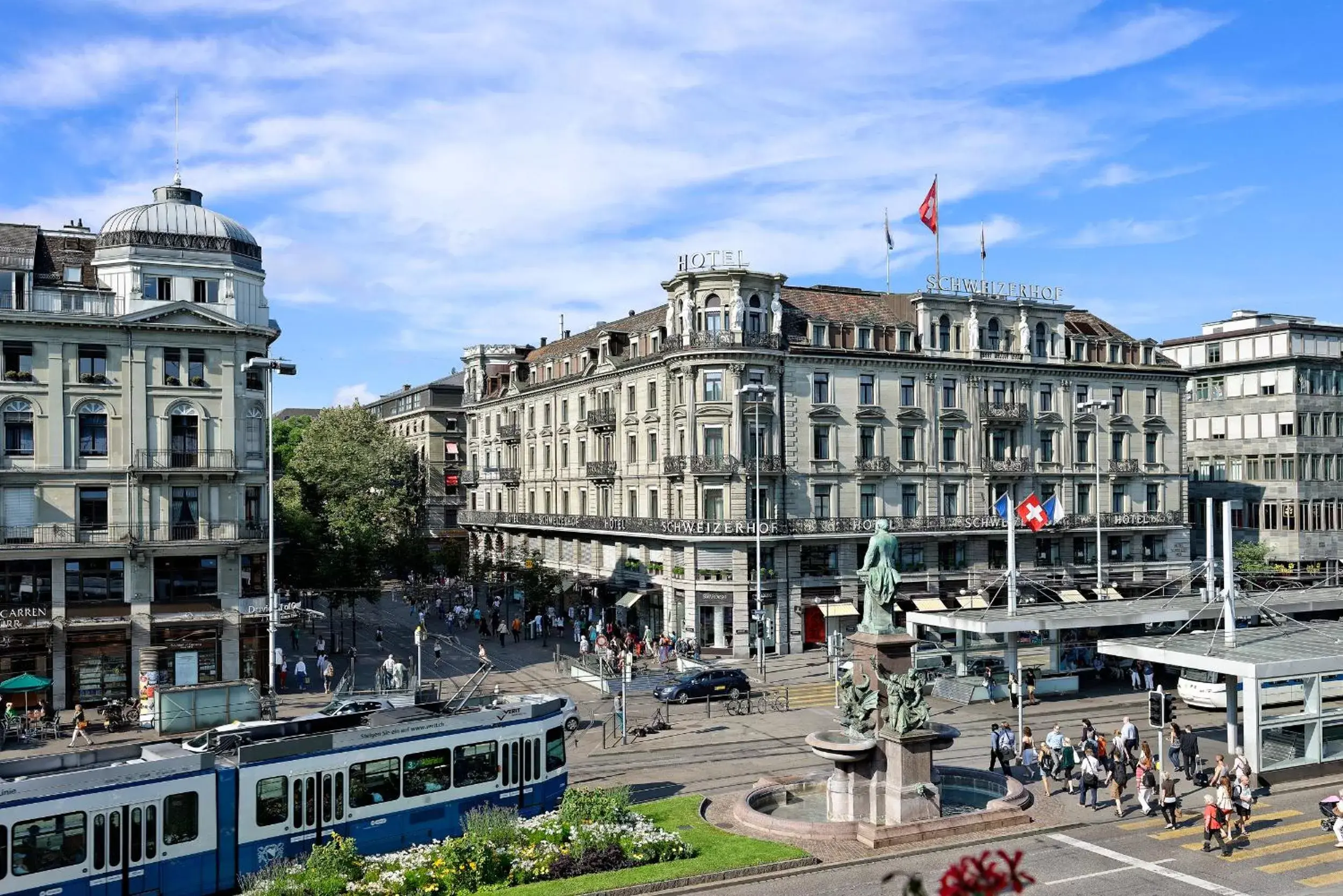 Property building in Hotel Schweizerhof Zürich