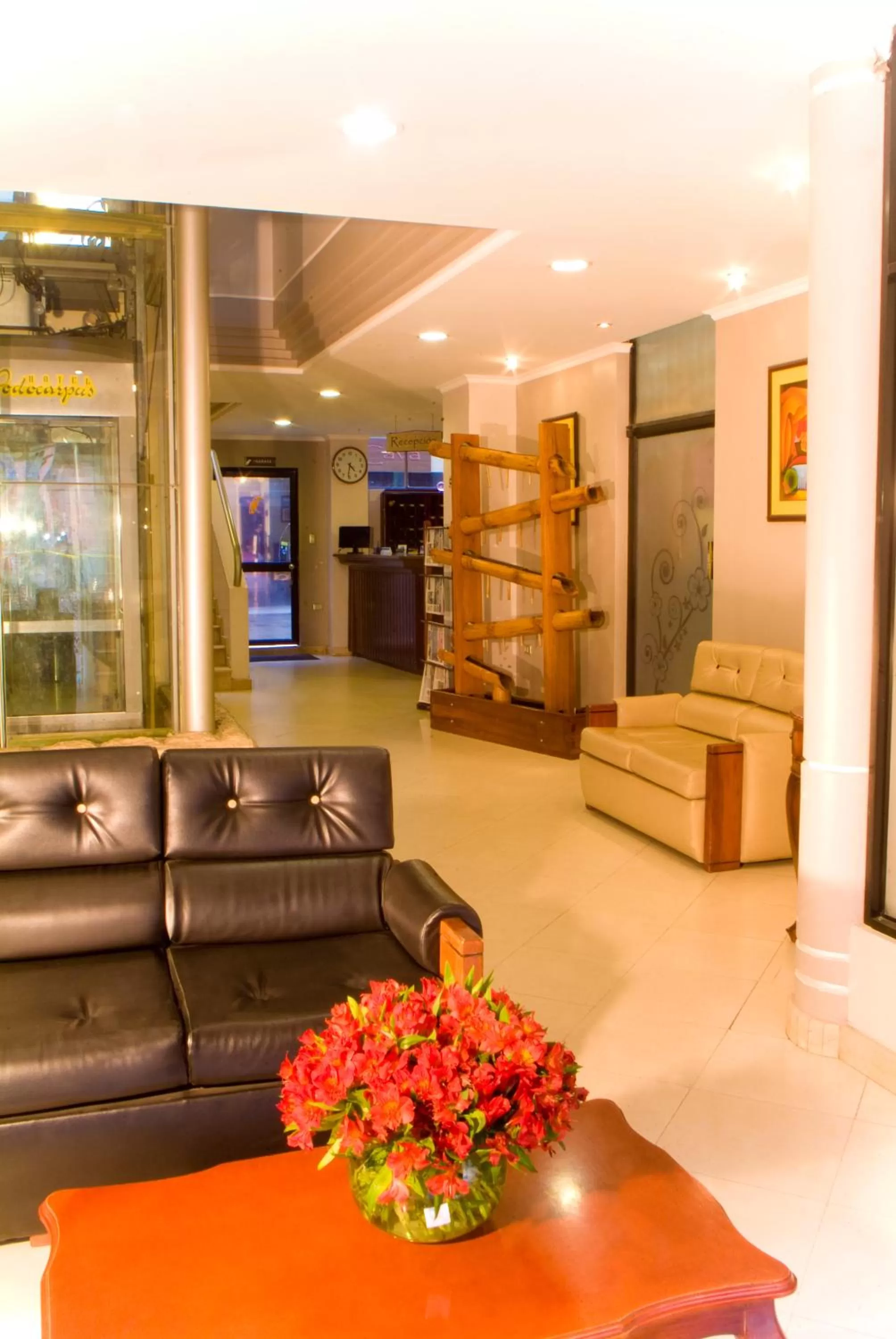 Lobby or reception in Hotel Podocarpus