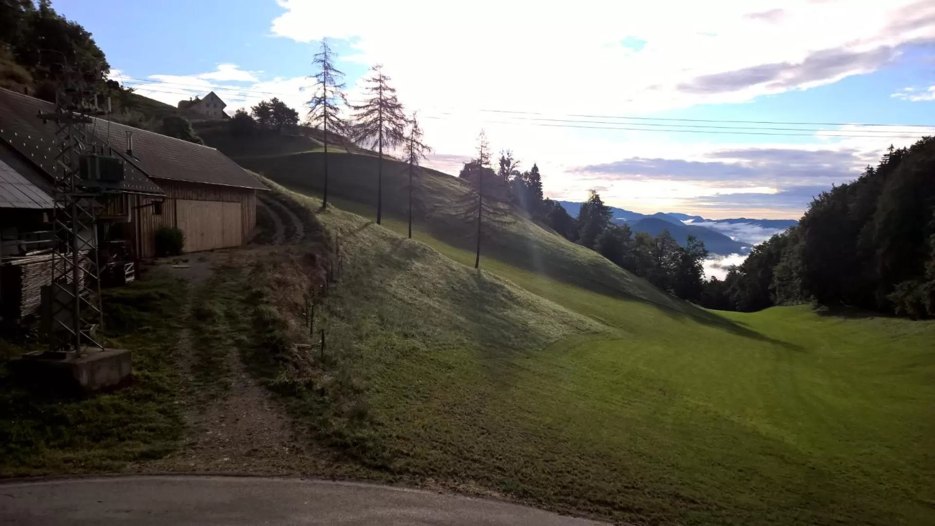 Natural landscape in Tourist Farm Pr'Dovar