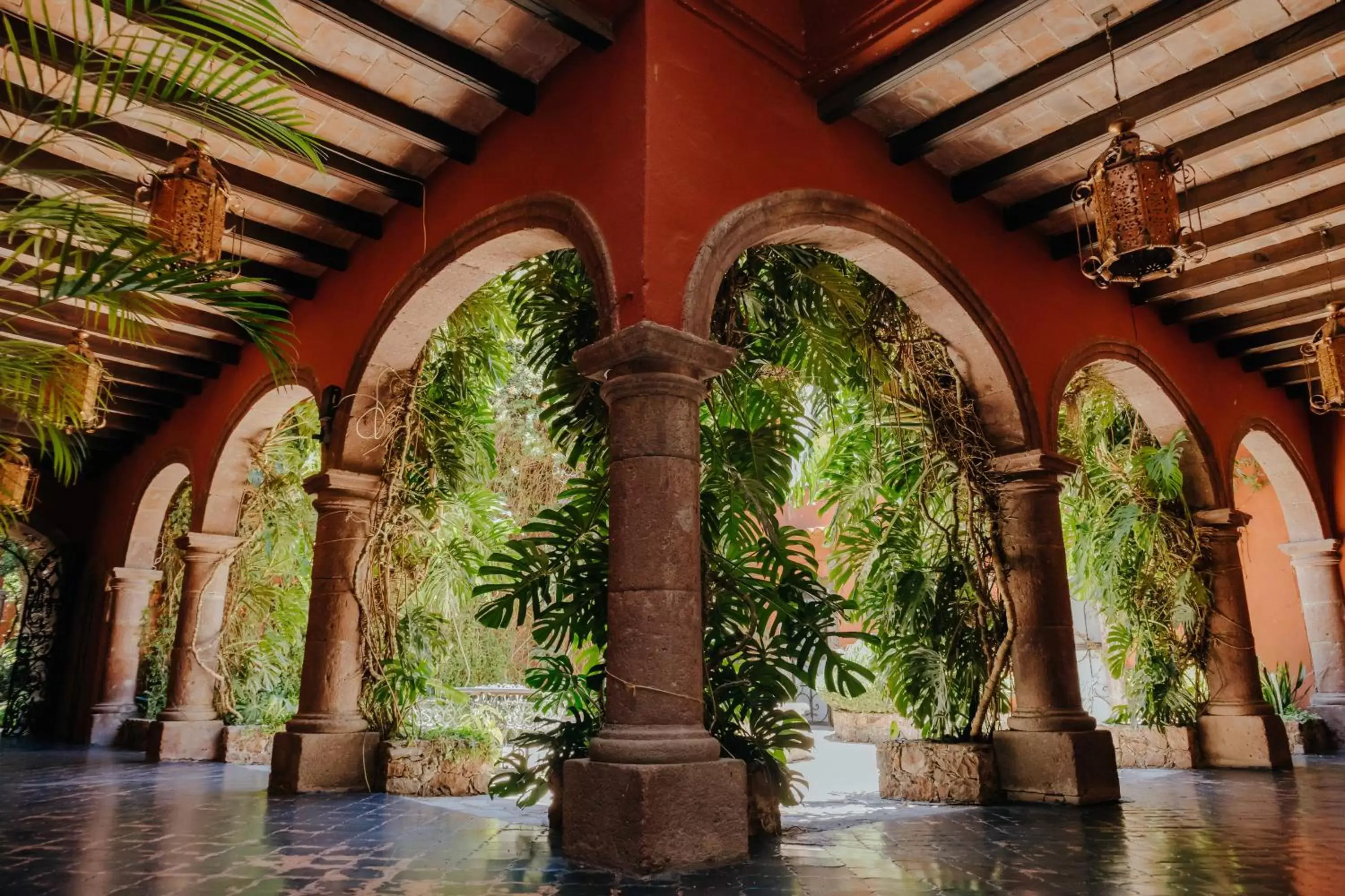 Patio in Casa Luna Hotel Boutique