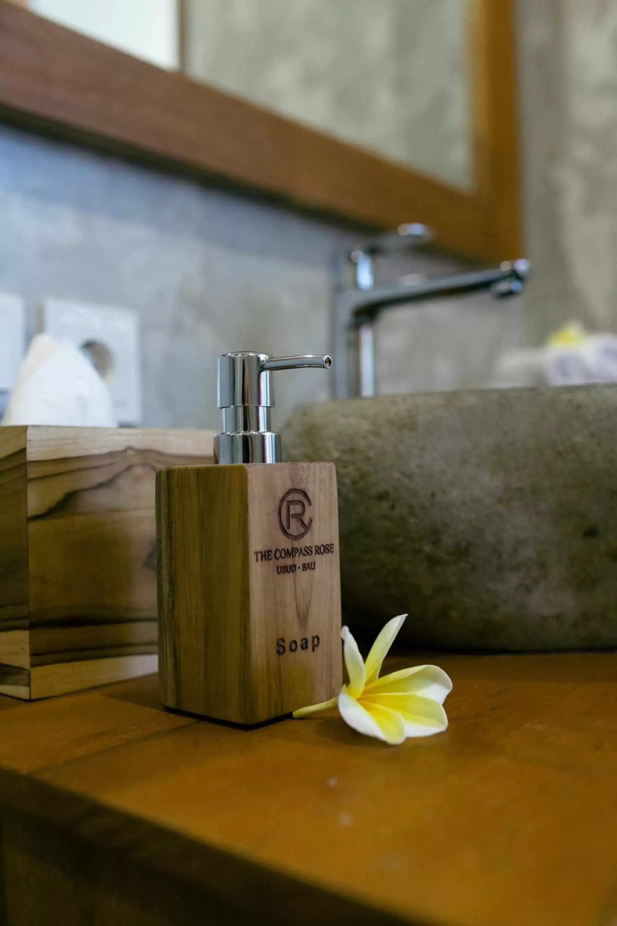 Bathroom in The Compass Rose Ubud Bathroom in The Compass Rose Ubud