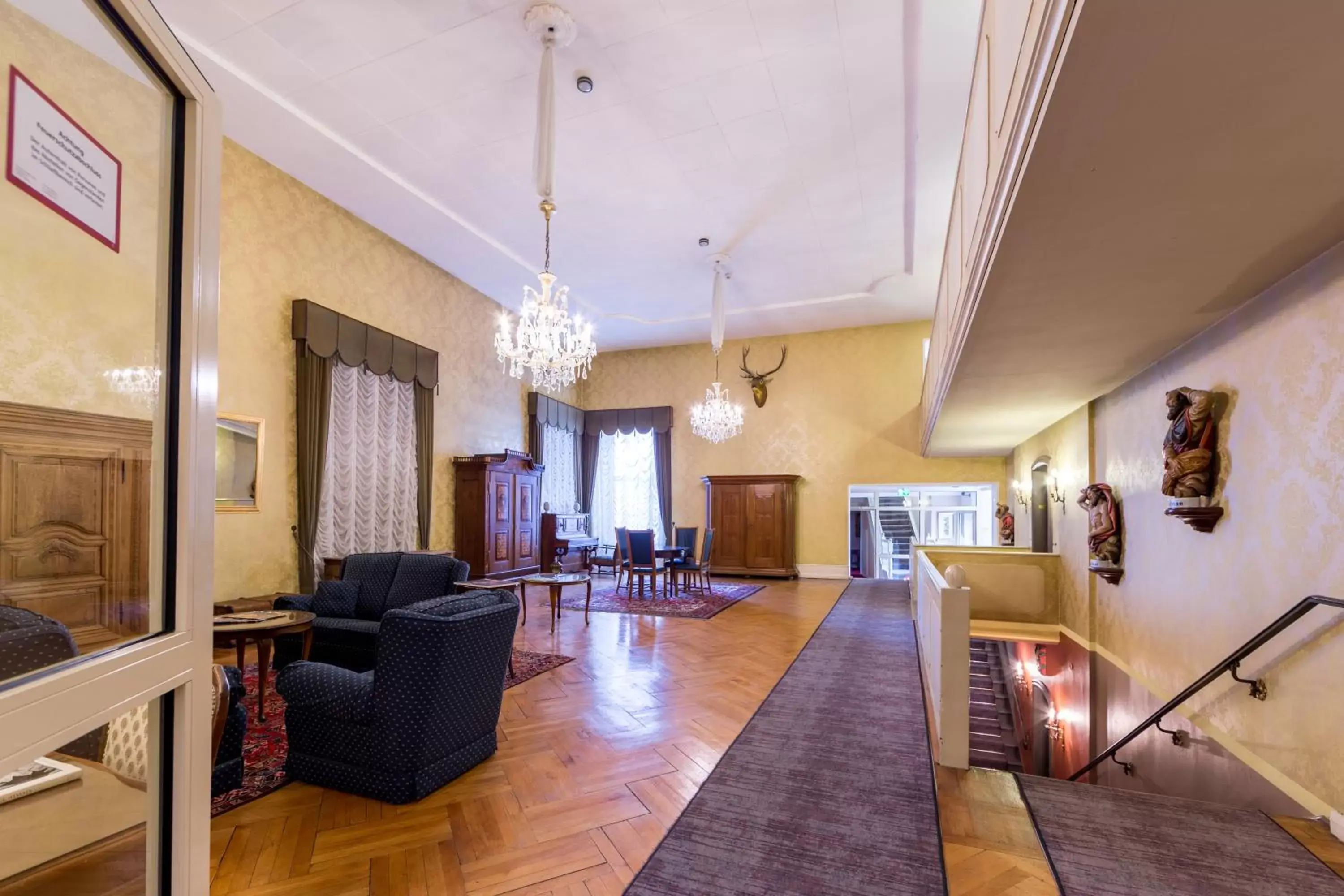 Lobby or reception, Seating Area in Historik Hotel Goldener Hirsch Rothenburg