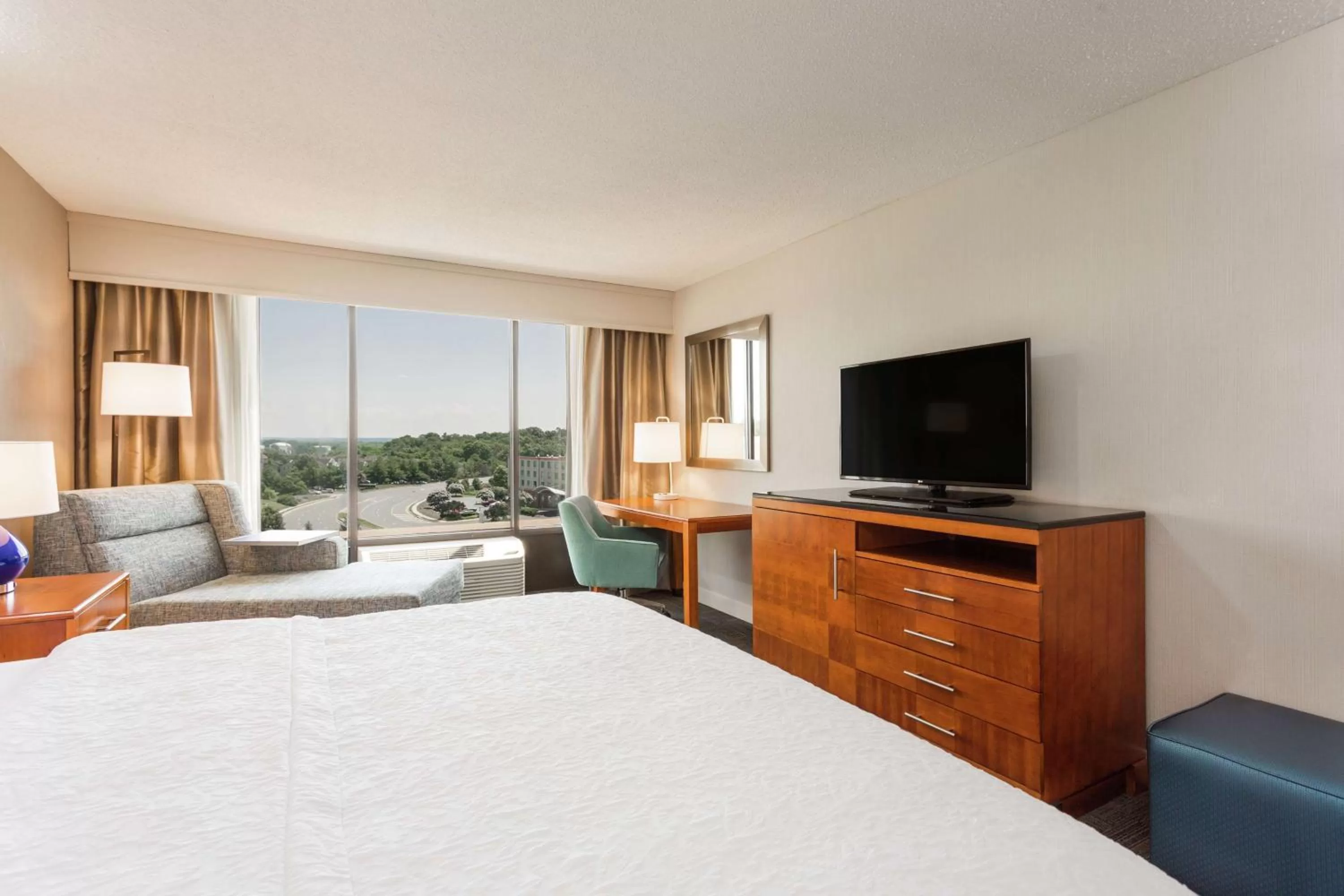 Bedroom, Bed in Hampton Inn Manassas