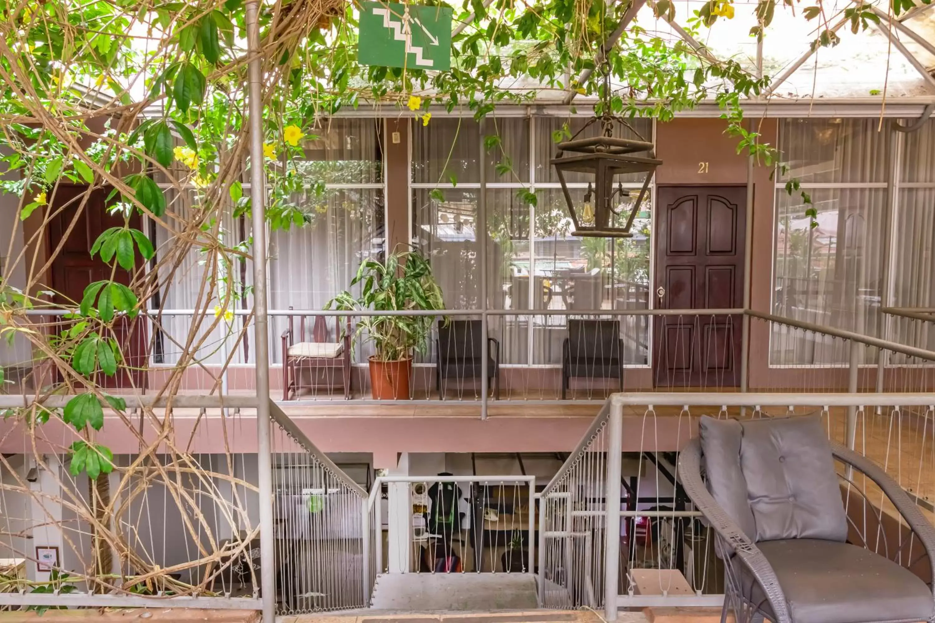 Inner courtyard view, Property Building in Hotel Las Colinas