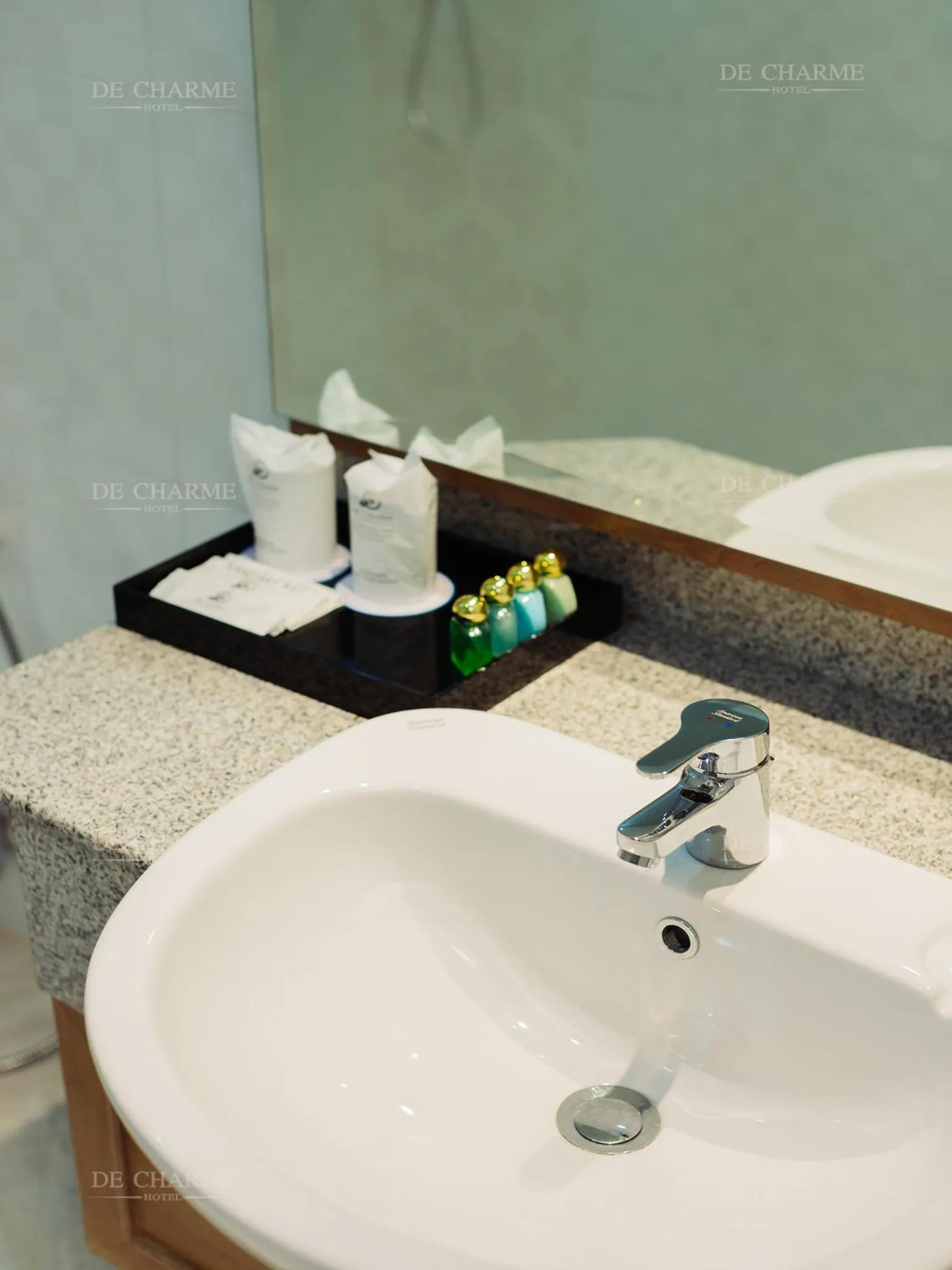 Bathroom in Decharme Hotel