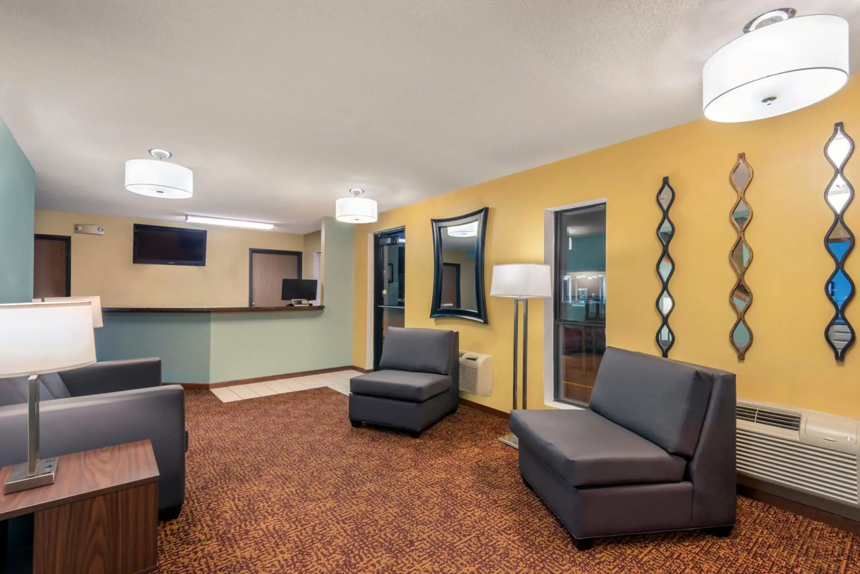 Lobby or reception in Super 8 by Wyndham Wakeeney Lobby or reception in Super 8 by Wyndham Wakeeney