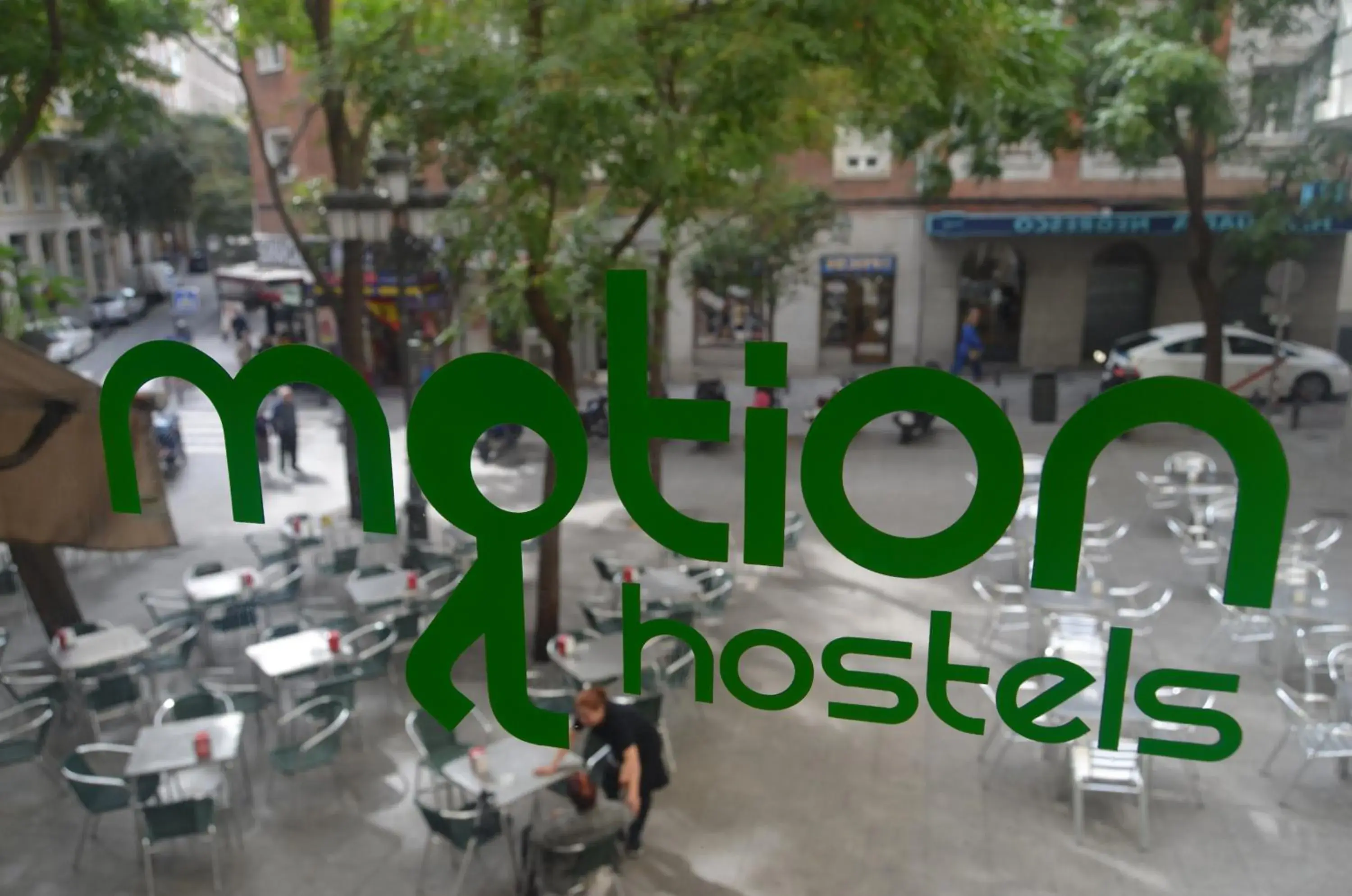 Property logo or sign in Madrid Motion Hostels