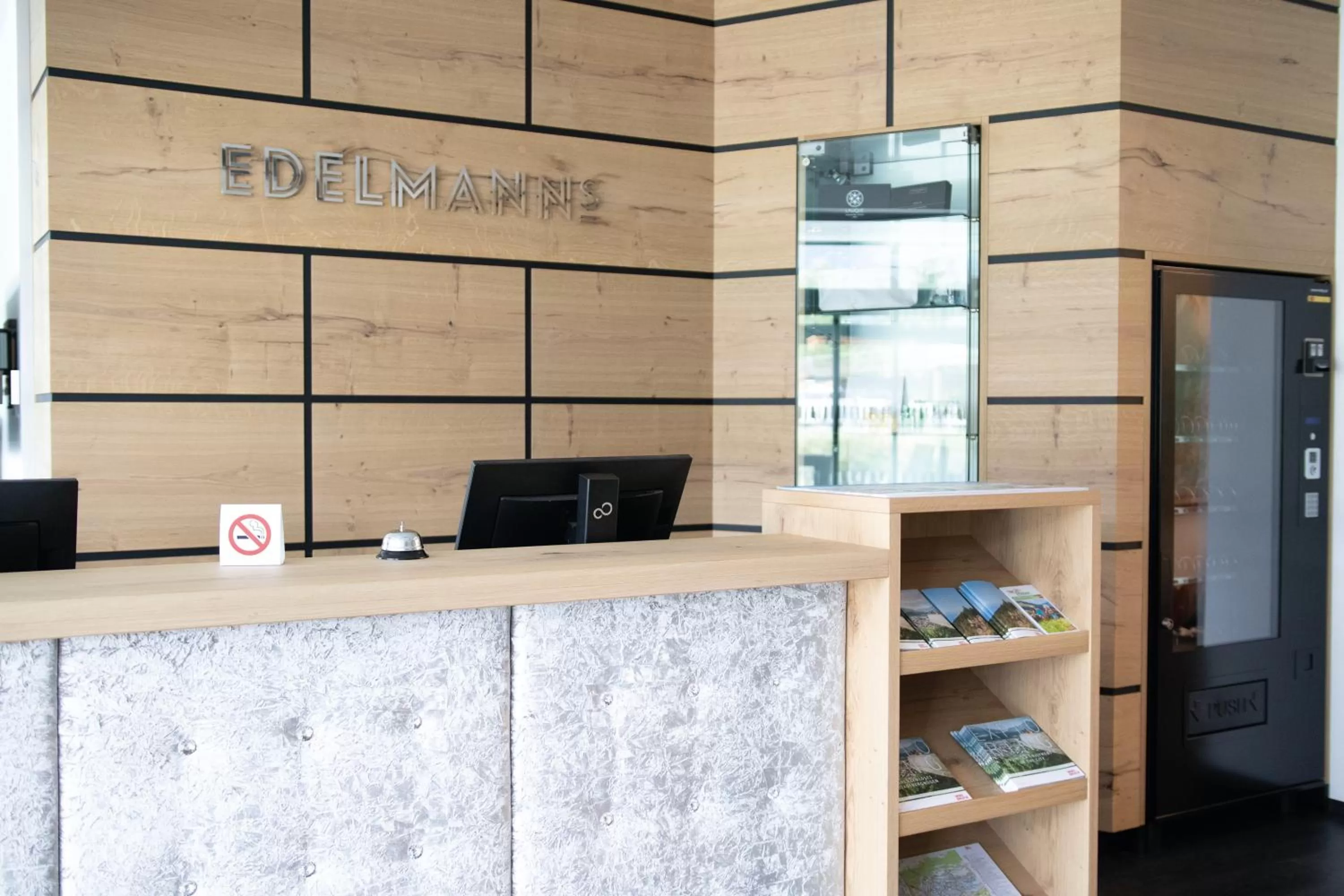 Lobby or reception in Boutique Hotel Edelmanns