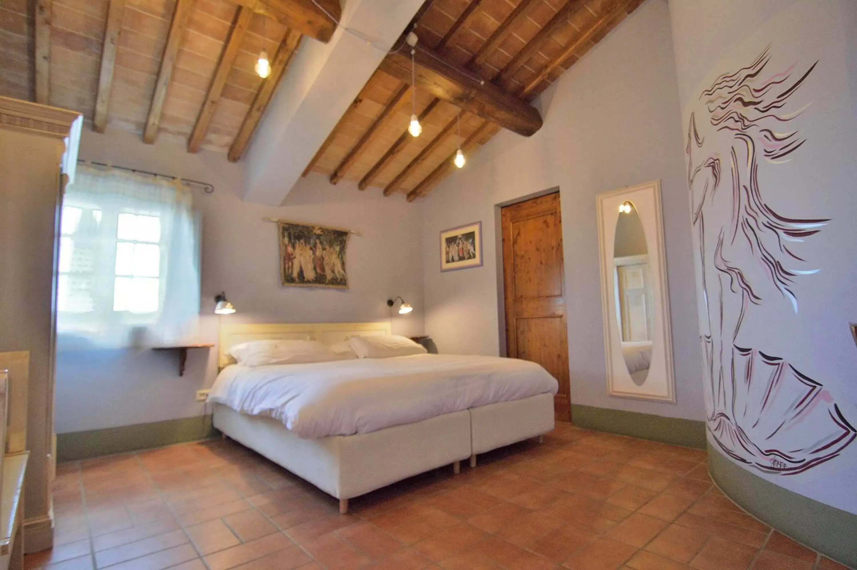 Bedroom, Bed in Podere Benintendi