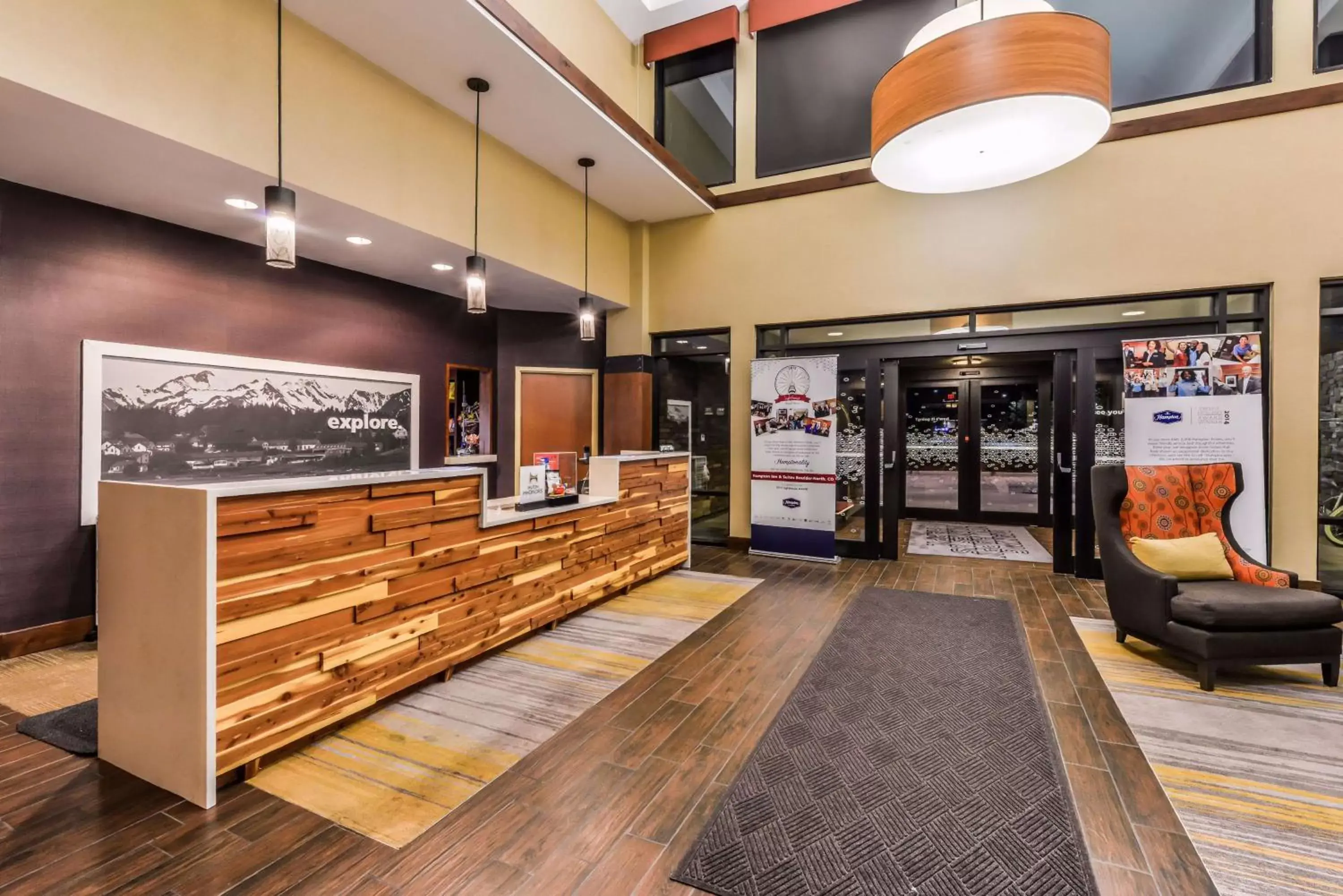 Lobby or reception in Hampton Inn & Suites Boulder North