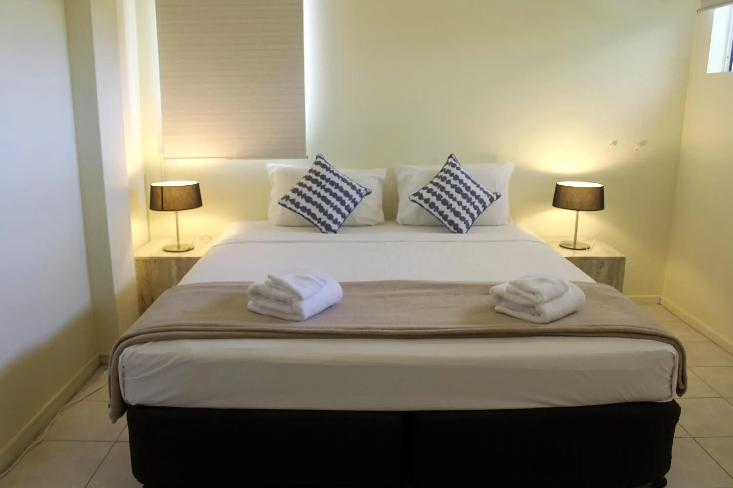 Bed in Crystal Garden Resort & Restaurant