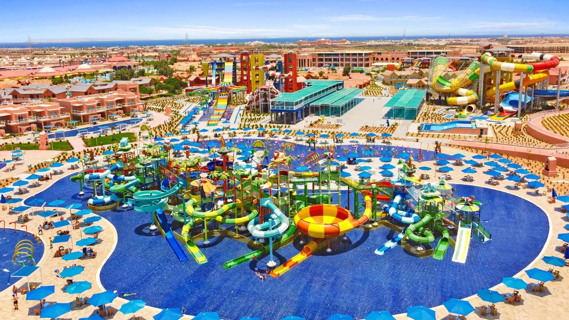 Aqua park in Pickalbatros Jungle Aqua Park - Neverland Hurghada