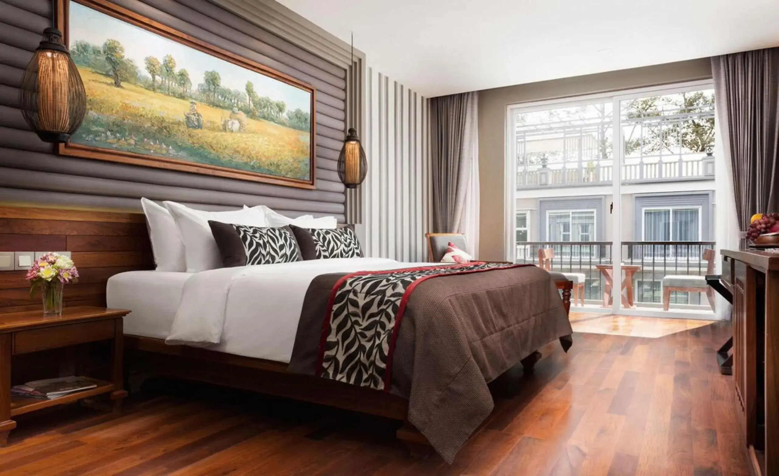 Bed in J7 Angkor Hotel Bed in J7 Angkor Hotel