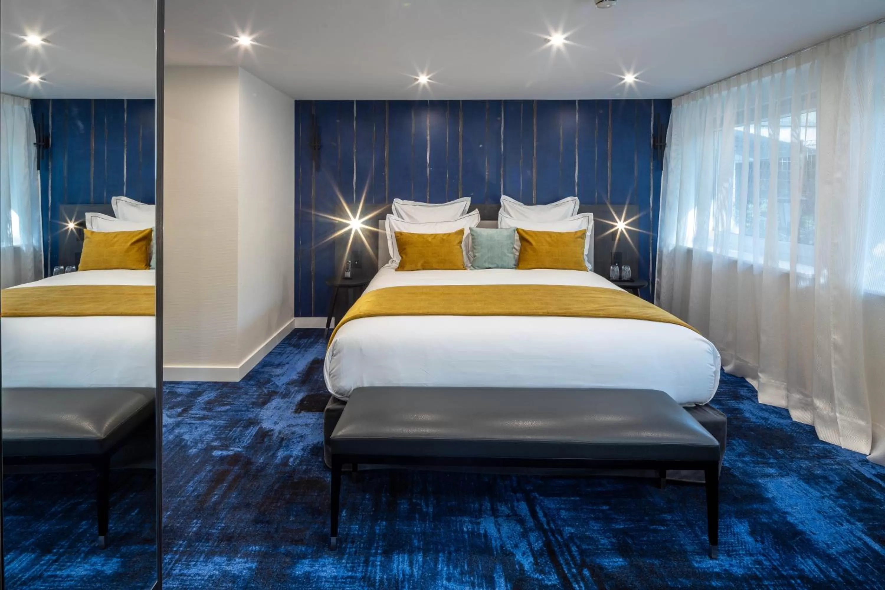 Bedroom, Bed in Hôtel Garrigae Villa La Florangerie - SPA & Piscine