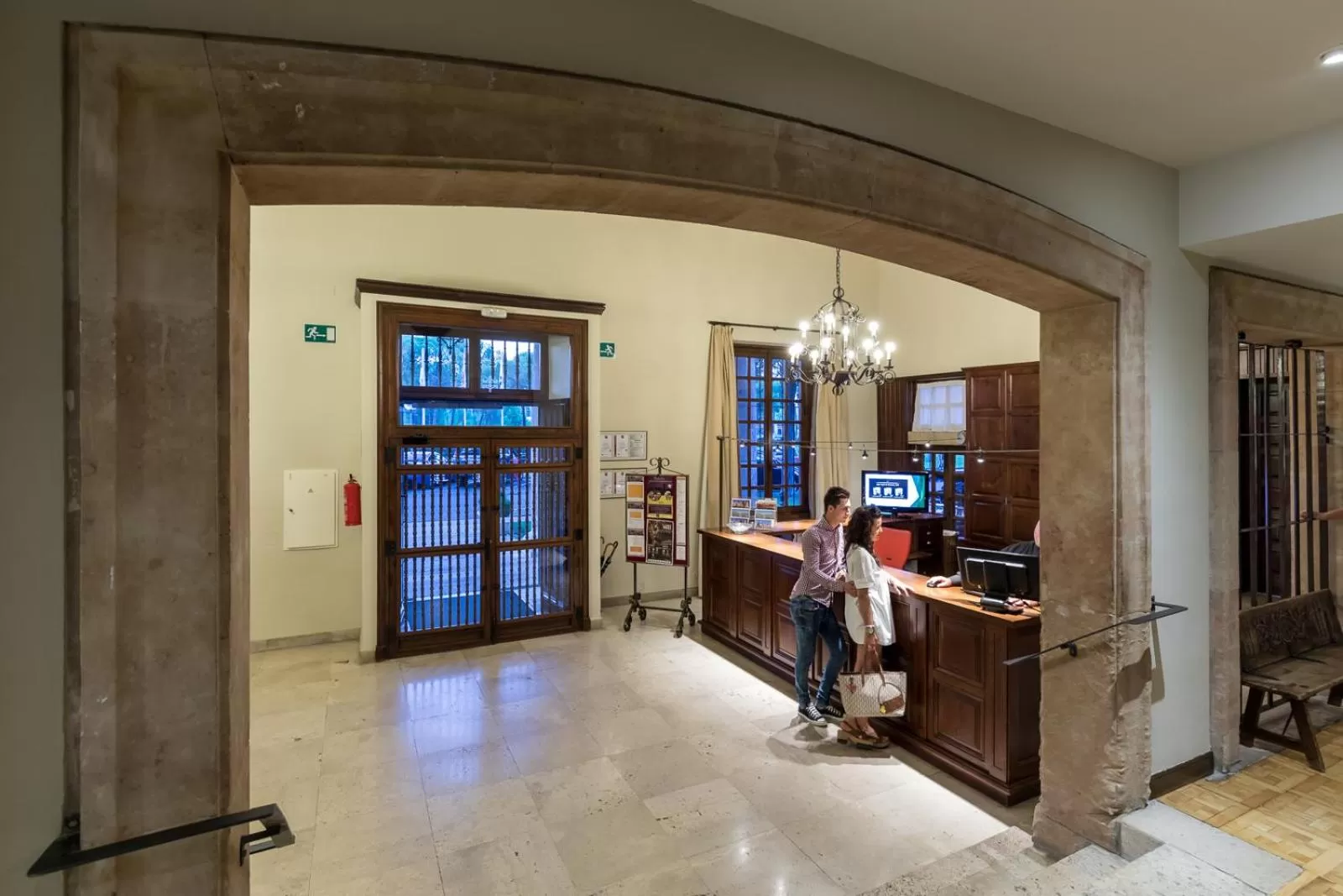 Lobby or reception in Parador de Tordesillas