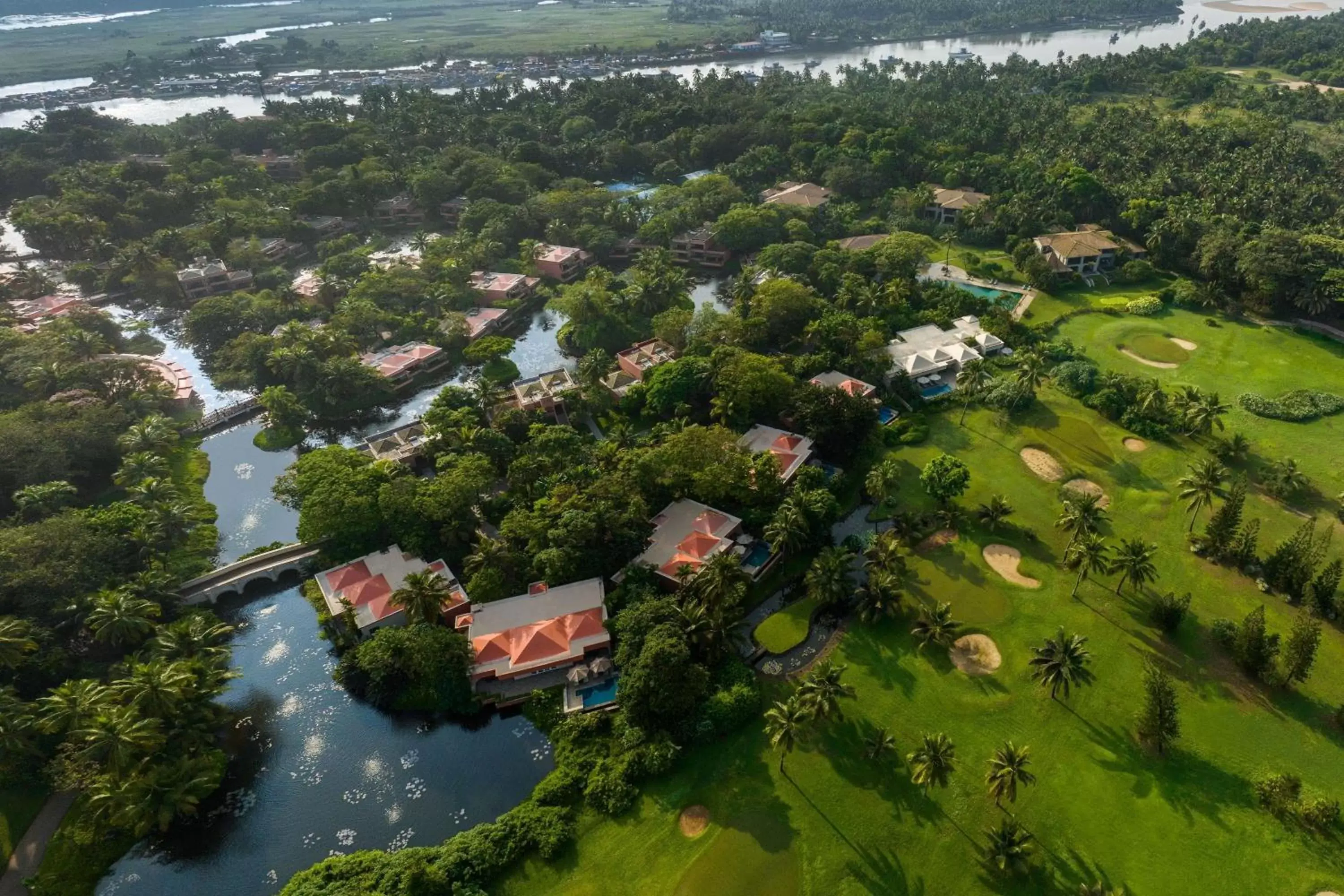 Property building, Bird's-eye View in The St Regis Goa Resort