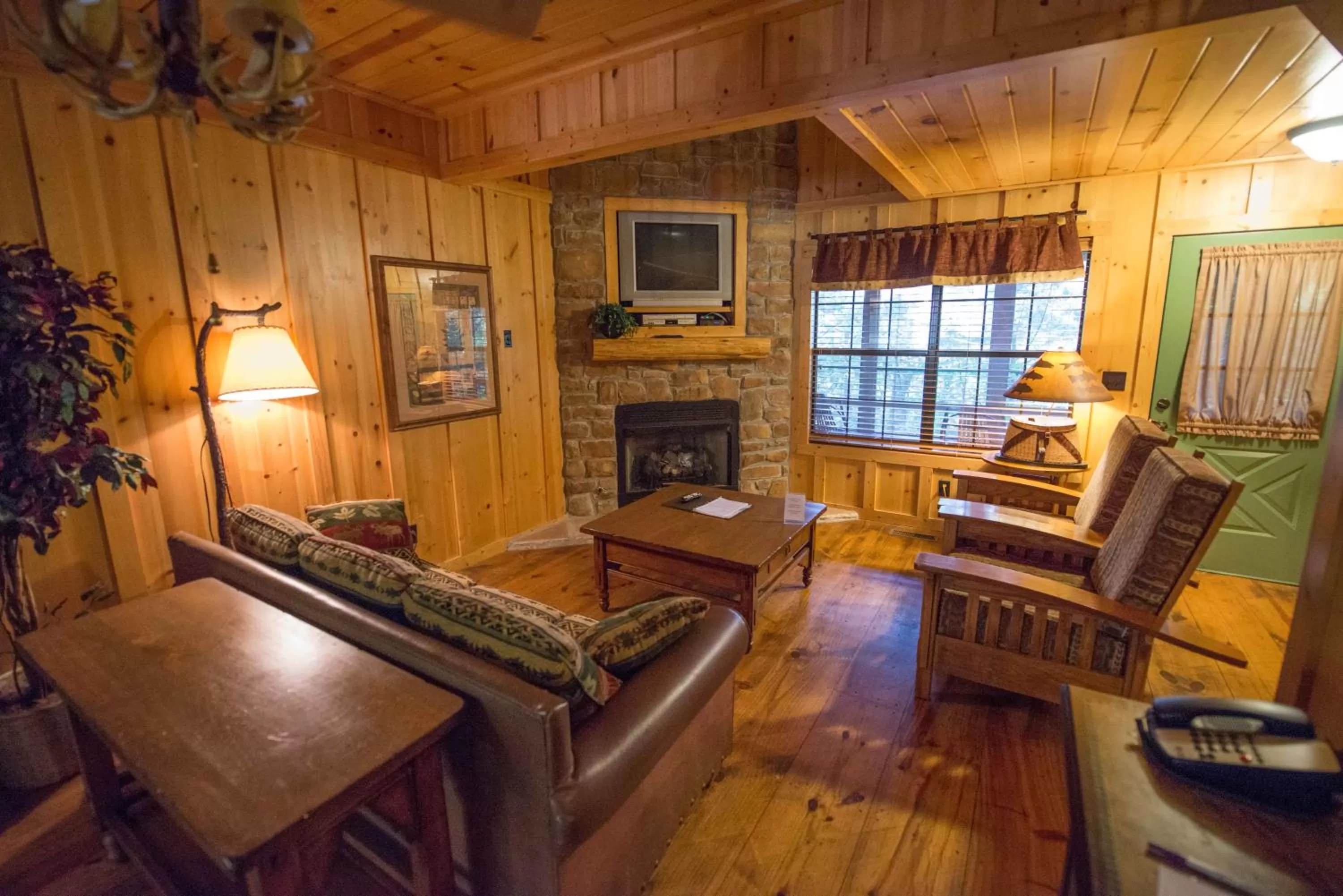 Living room in Cabins at Green Mountain, Trademark Collection by Wyndham