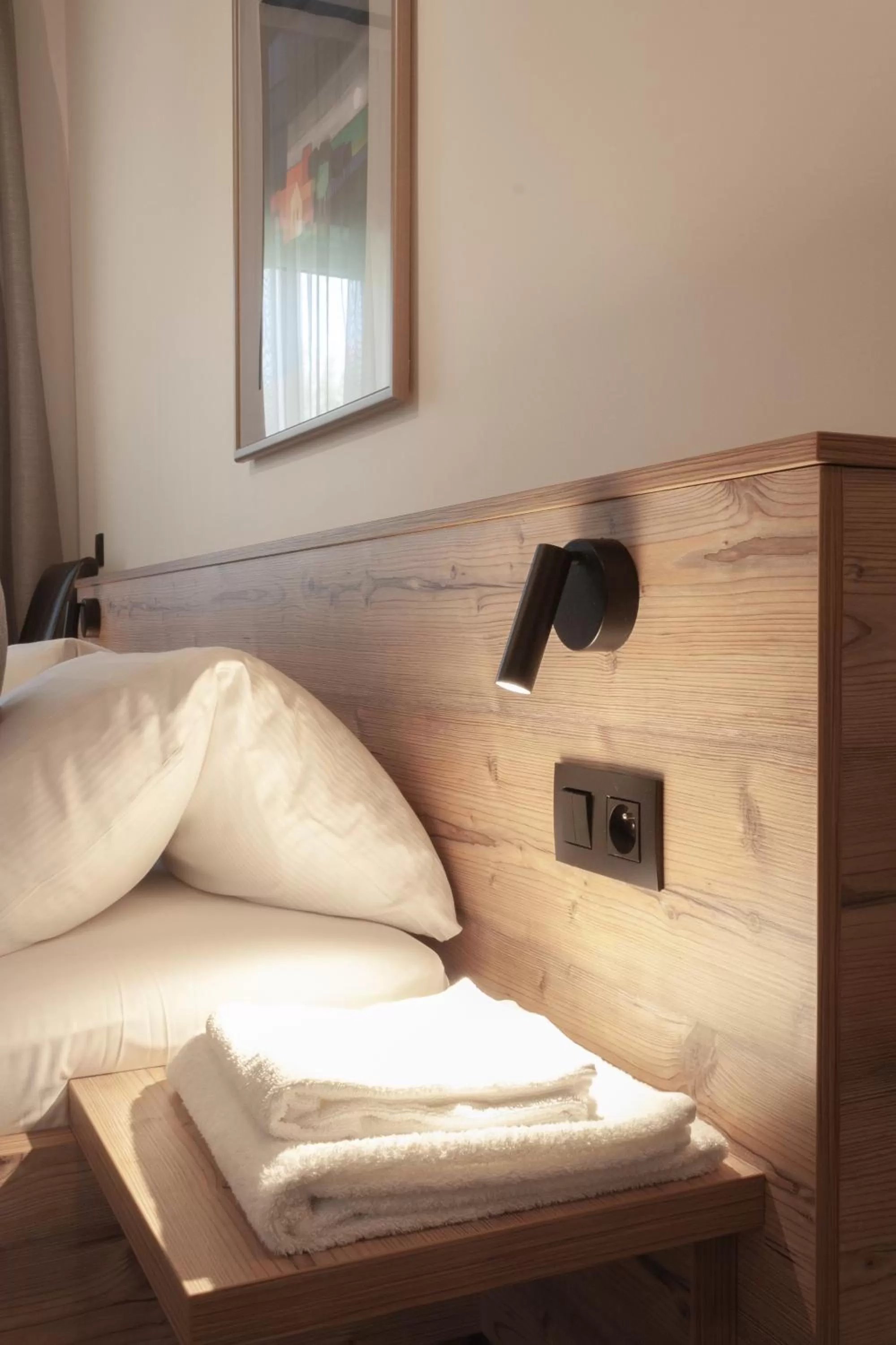 Bed in Hotel Restaurant Tychon AG