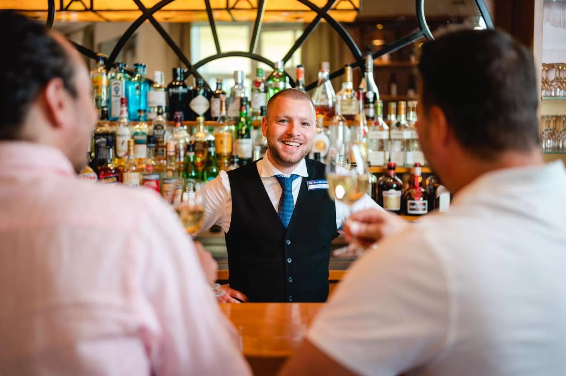 Lounge or bar in Best Western Wein- und Parkhotel