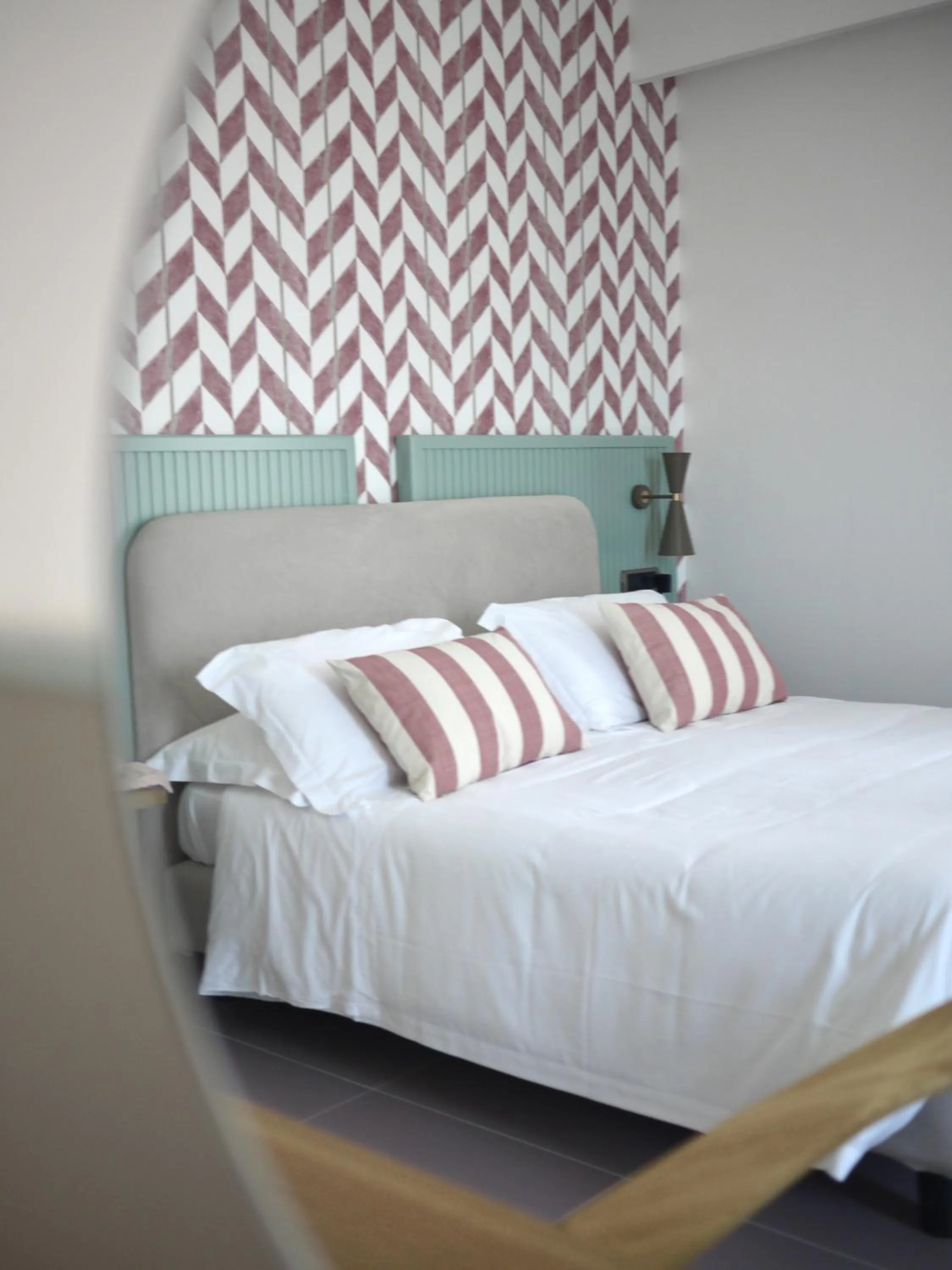 Bed in Reginna Palace Hotel