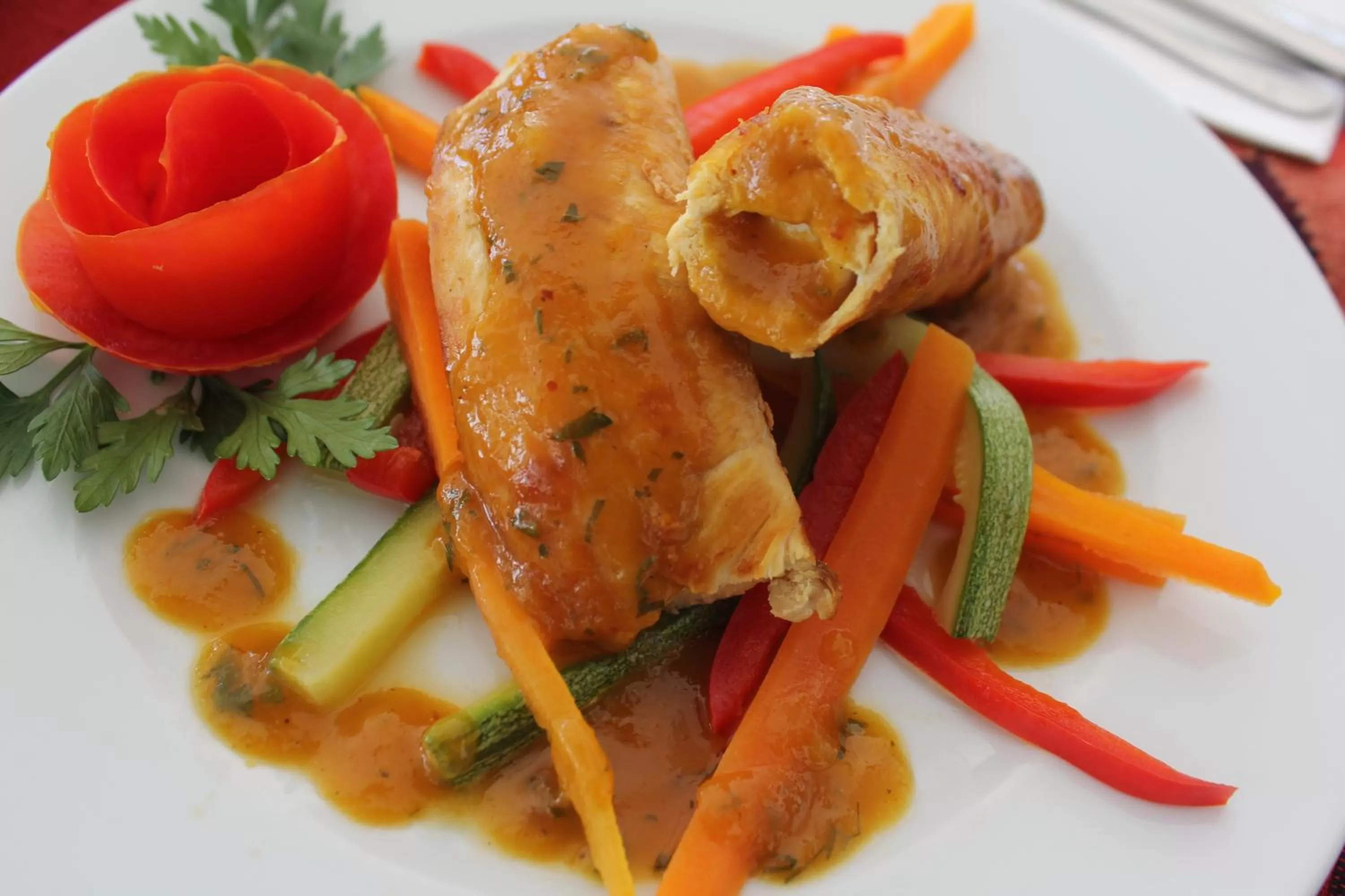 American breakfast in Hotel Aldea del Bazar & Spa