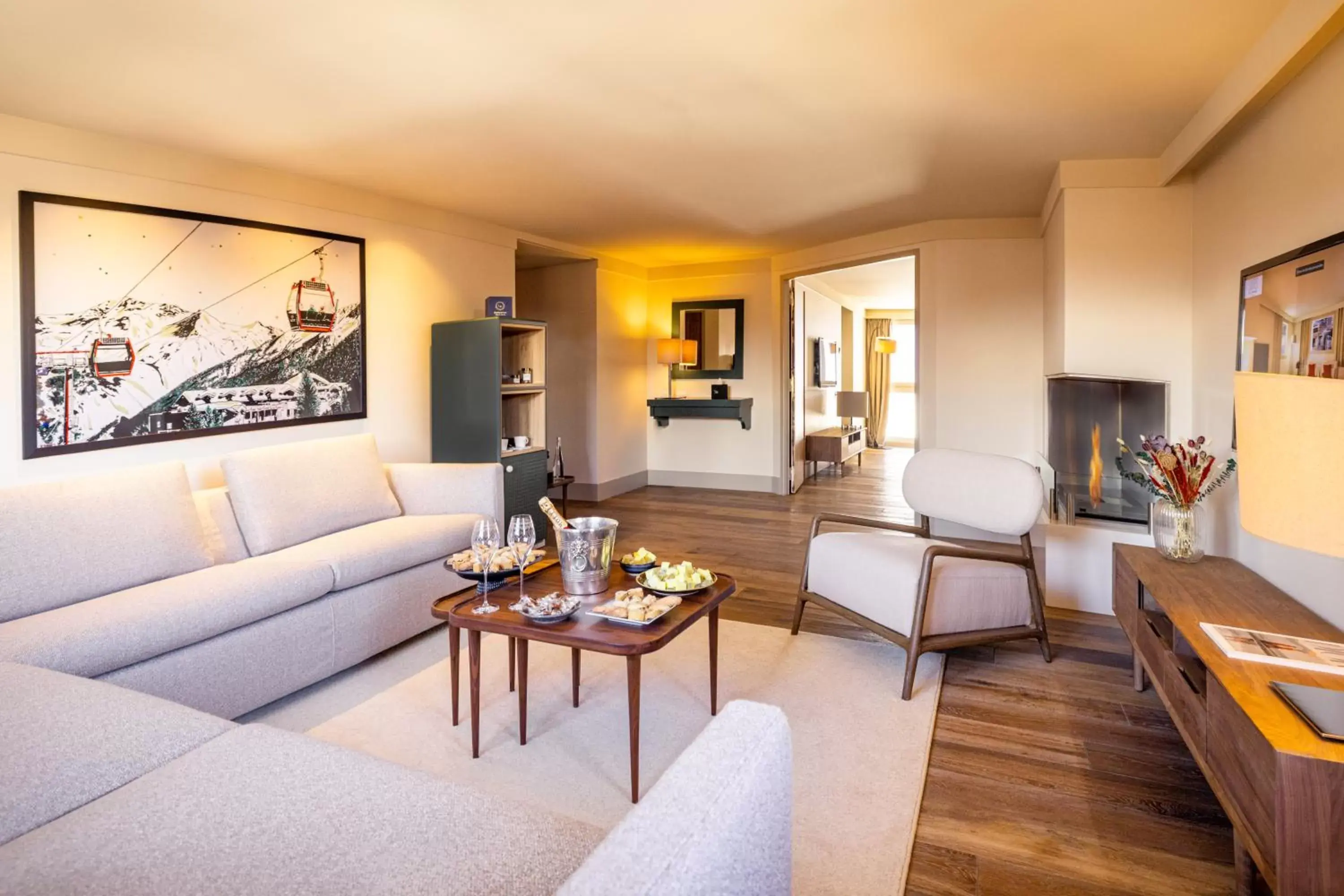 Living room, Seating Area in Les Suites de la Potinière