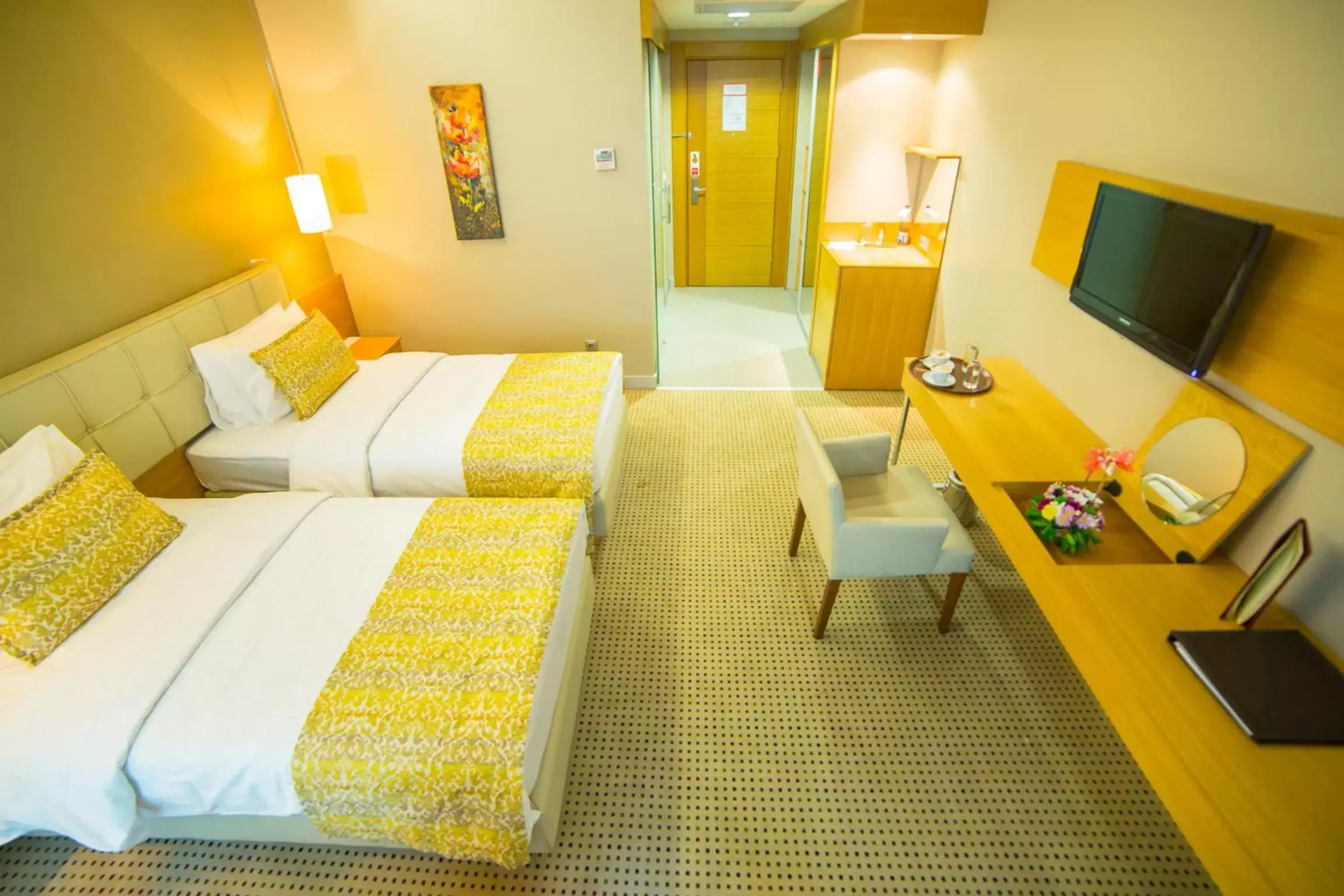 Photo of the whole room, Bed in Ramada by Wyndham Podgorica Photo of the whole room, Bed in Ramada by Wyndham Podgorica