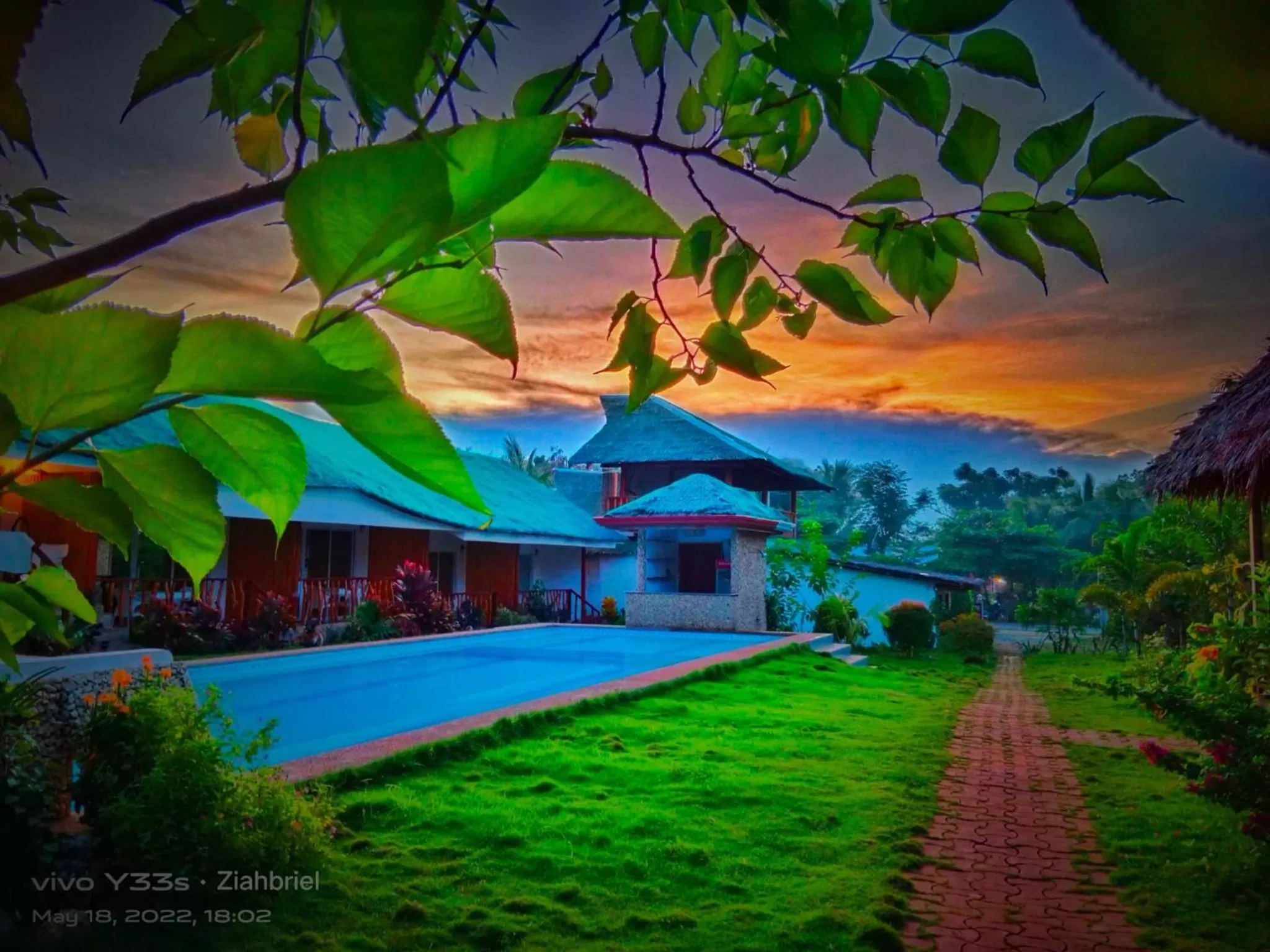 Garden, Swimming Pool in Becano Restobar and Resort
